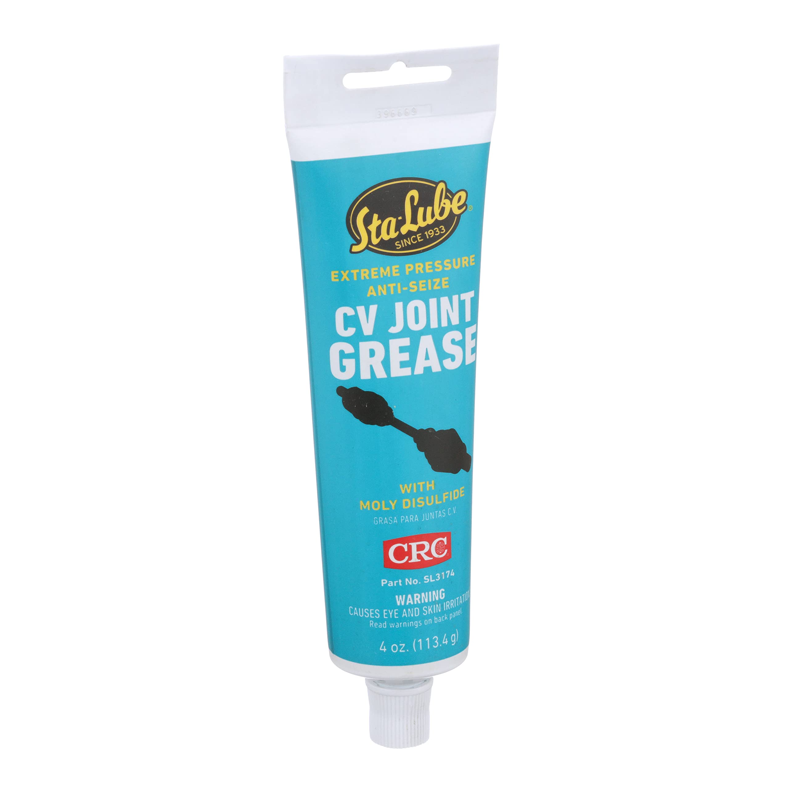 Sta-Lube Constant Velocity (Cv) Joint Grease Sl3174-4 Wt. Oz. Tube, Extreme Pressure, Anti-Seize Grease