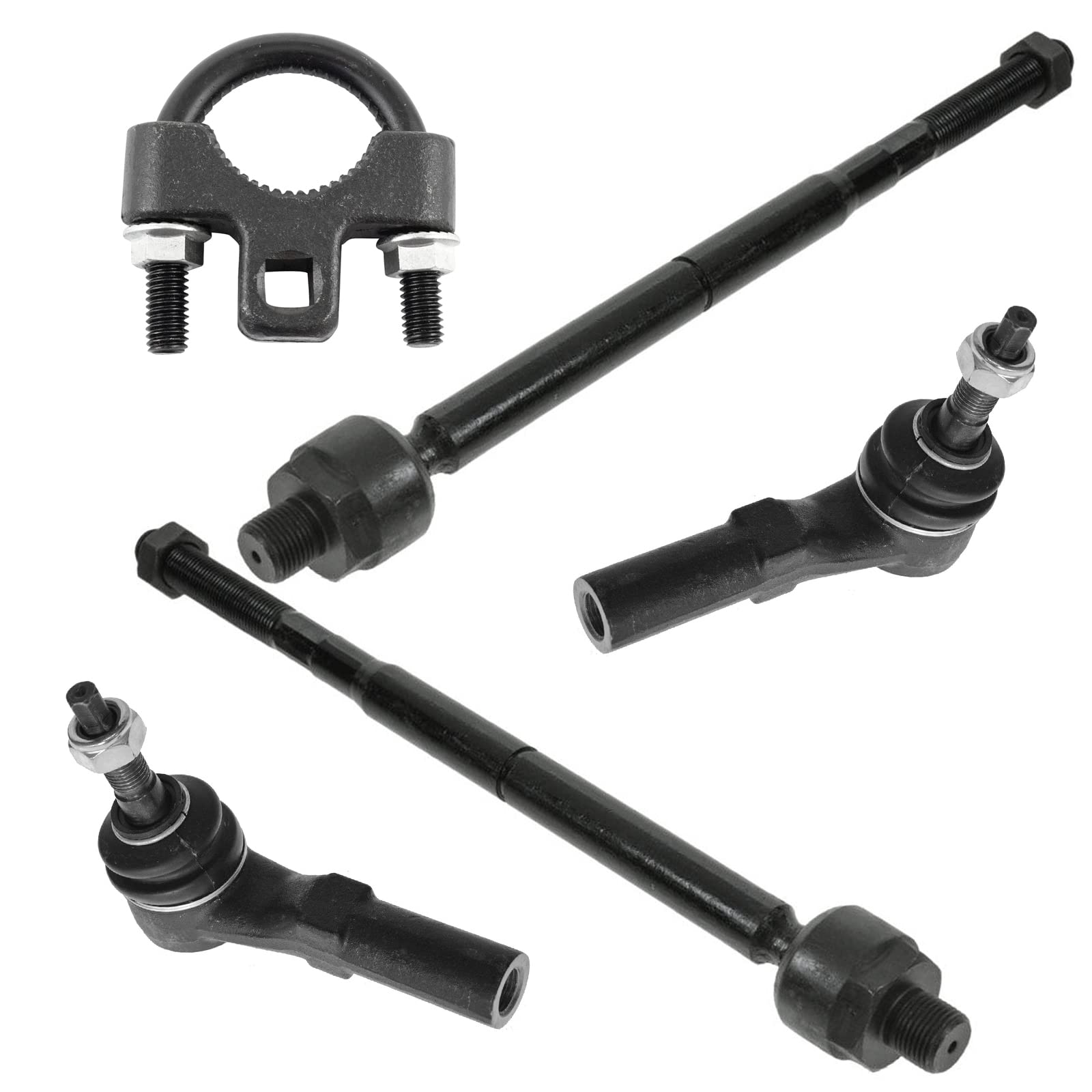 TRQ Front Tie Rod Set Compatible with 2005-2010 Chrysler 300 2008-2010 Dodge Challenger 2006-2010 Charger 2005-2008 Magnum
