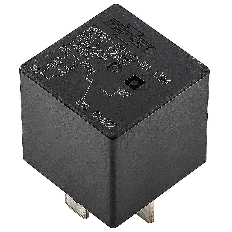 896H-1CH-C-R1 U24 12VDC 50A Automotive Power Relay with 5 Pins SPDT Flux Tight