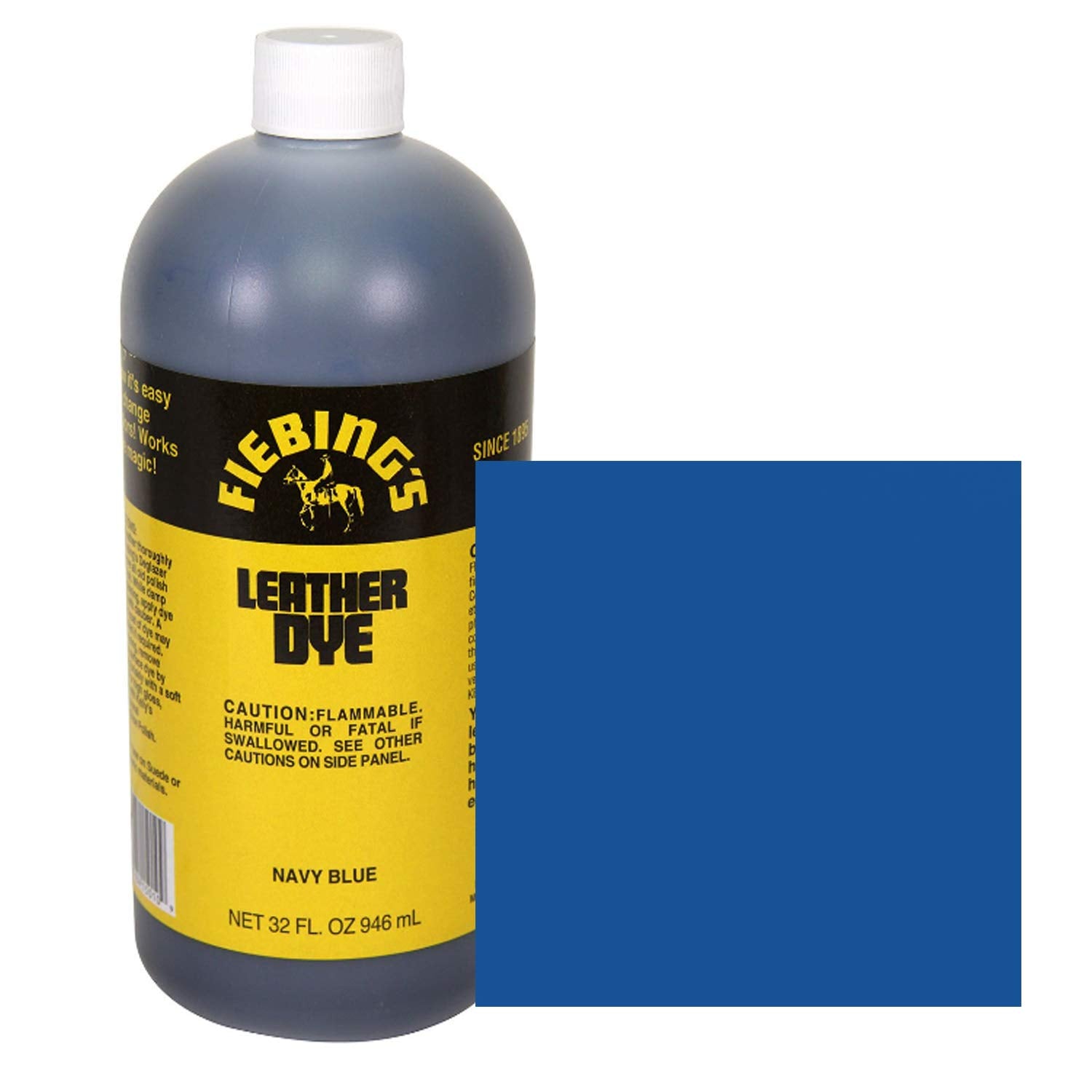 Fiebing'S Fildye10P032Z Leather Dye - Navy Blue, 32 Oz