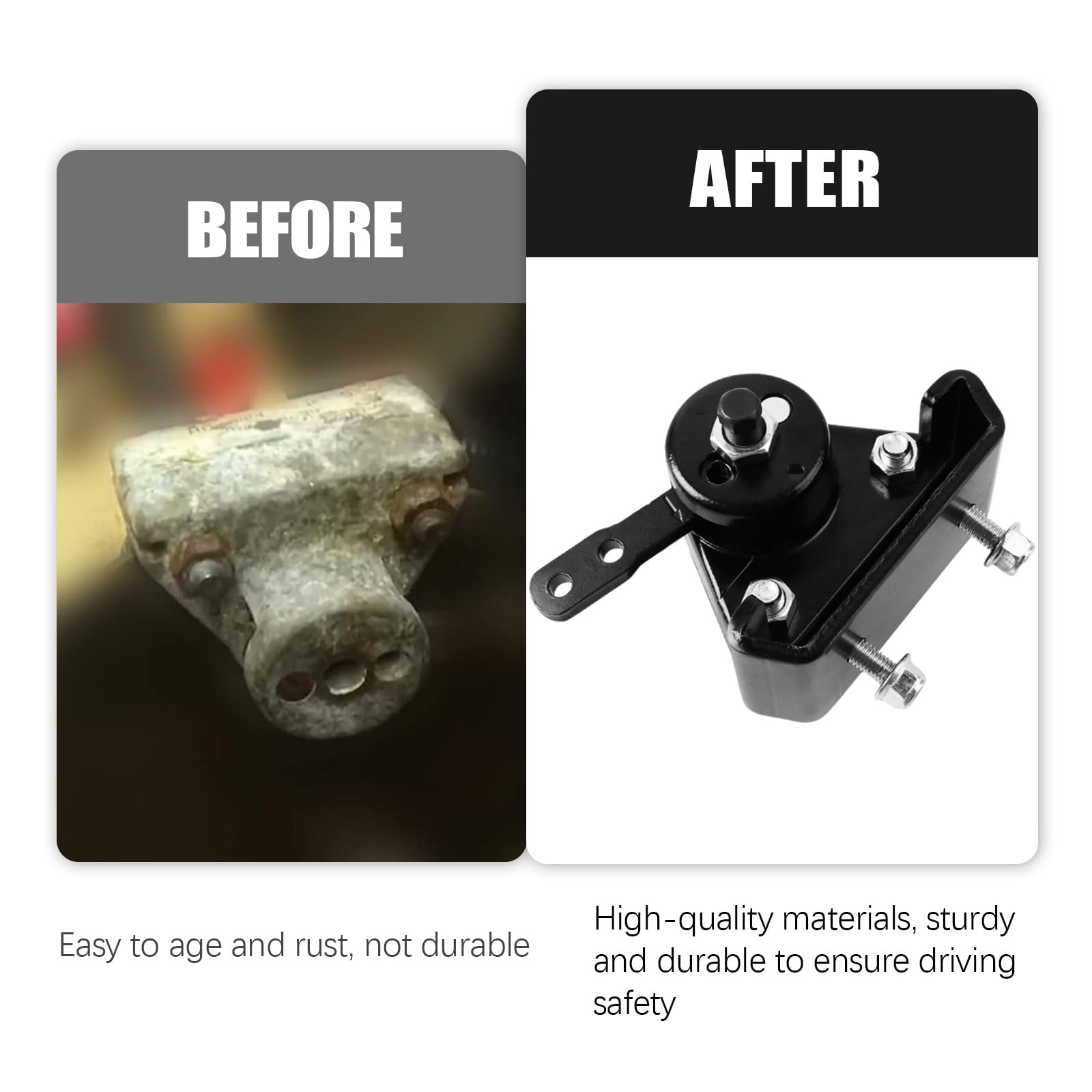 PACEWALKER Go Kart Mechanical Brake Caliper and Bracket with Pads for Manco 9598 9597 Yerf-Dog, Carter, ASW, Bristers, Airheart