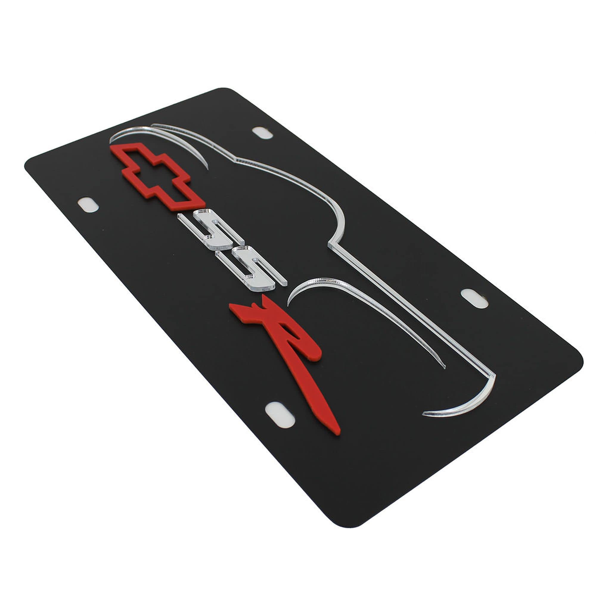 Eurosport Daytona- Compatible With -, Chevrolet Ssr - Carbon Steel License Plate