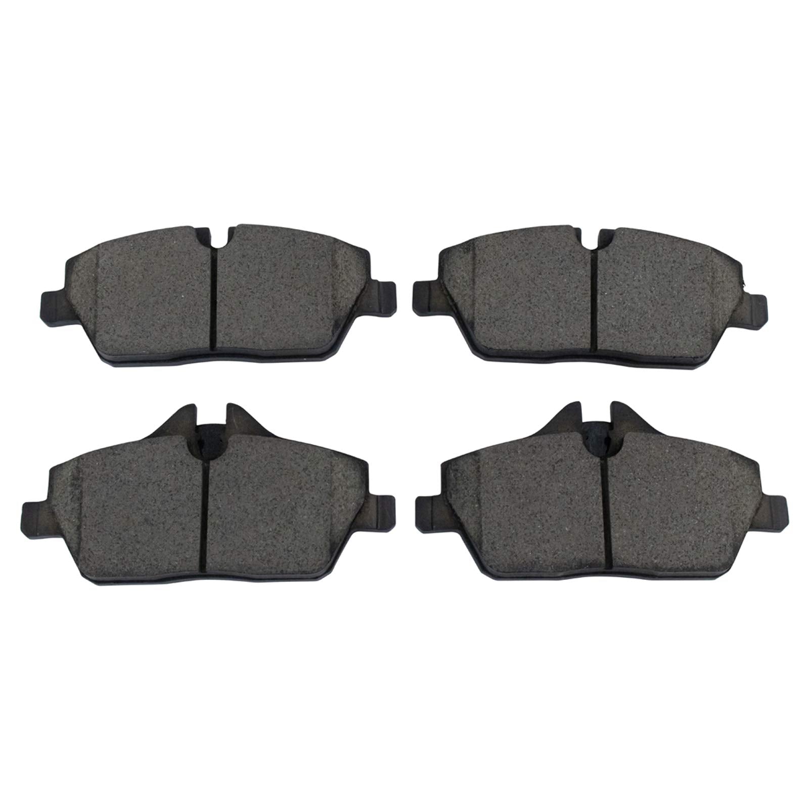 TRQ Front Brake Pads Ceramic Compatible with 2007-2016 Mini Cooper