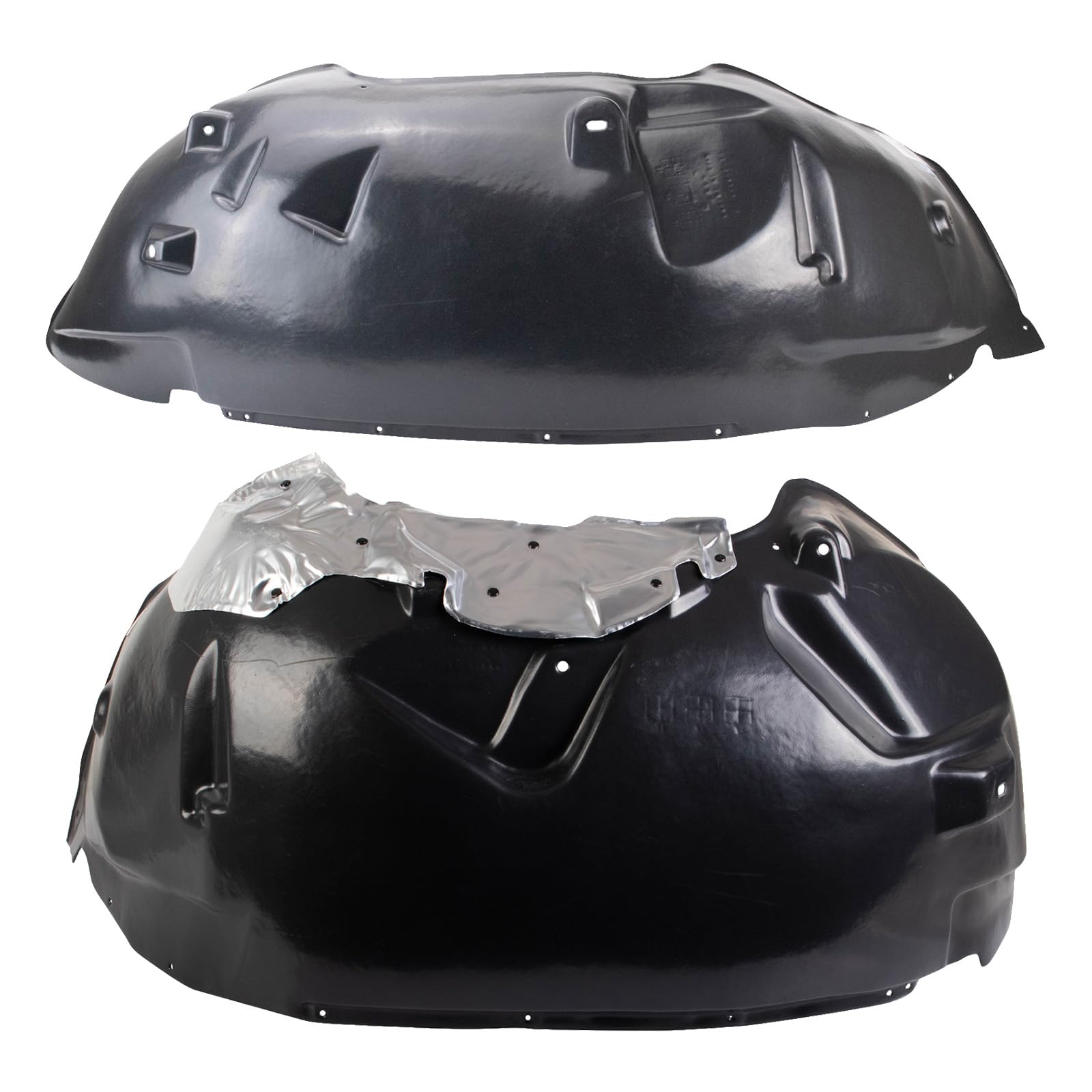 Trq Front Inner Fender Liner Set Compatible With 2005-2010 Dodge Dakota 2011 Ram Ch1248129 Ch1249129