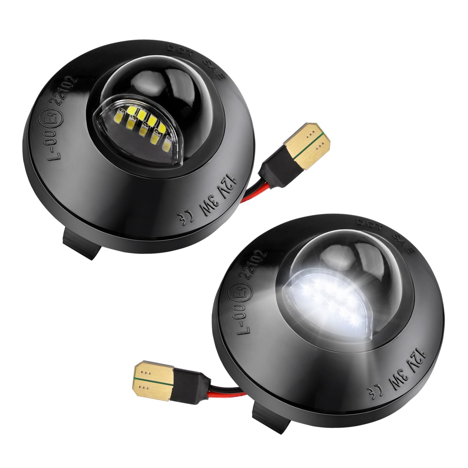 Lesauce Led License Plate Lights Tag Lights For Ford F150 F250 F350 Super Duty Ranger Pickup Explorer Bronco Excursion Expeditio