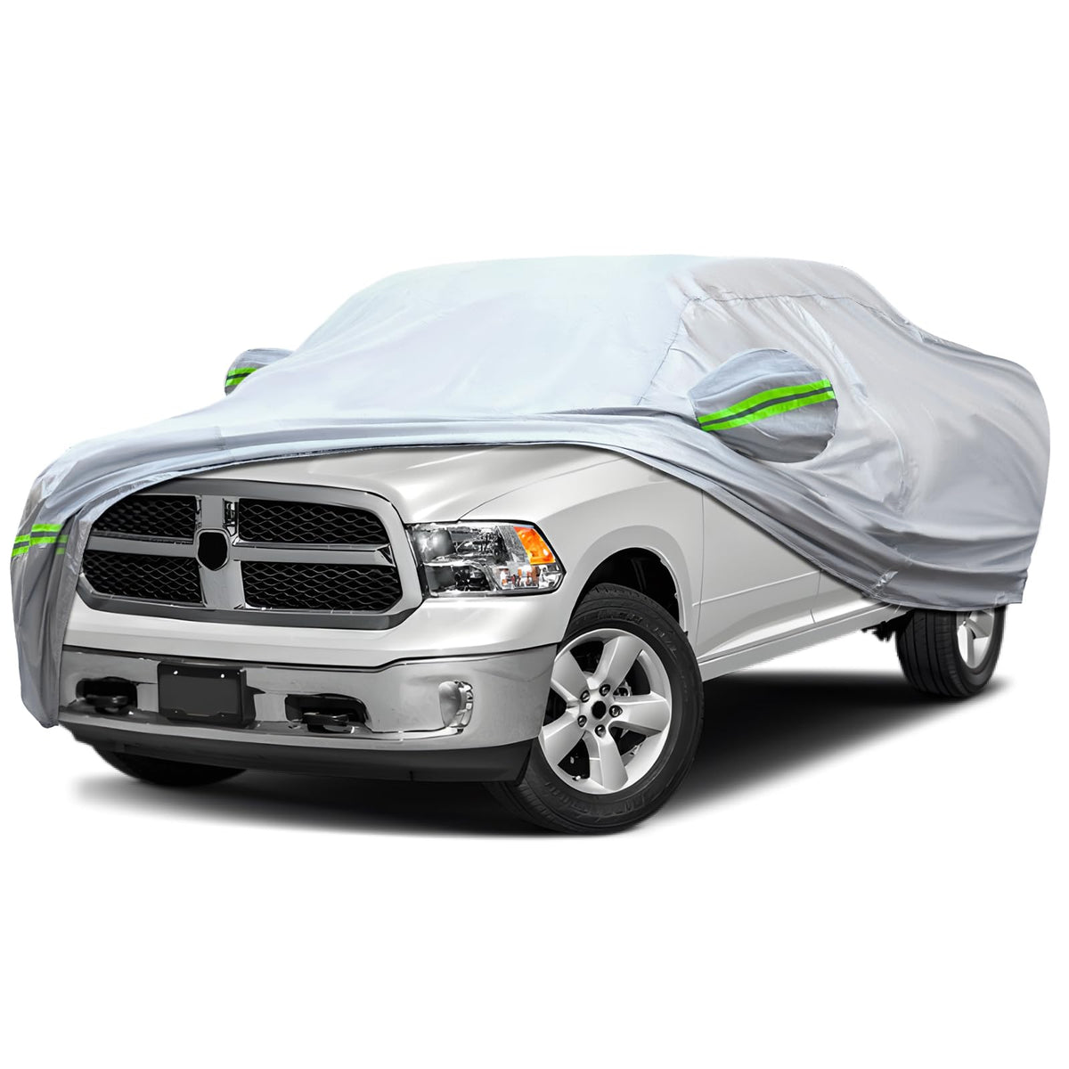 KEYOOG Truck Pickup Car Cover, 6-layer All-weather Waterproof, Heavy Outdoor Car Cover, Universal in All Seasons, Snow Protectio