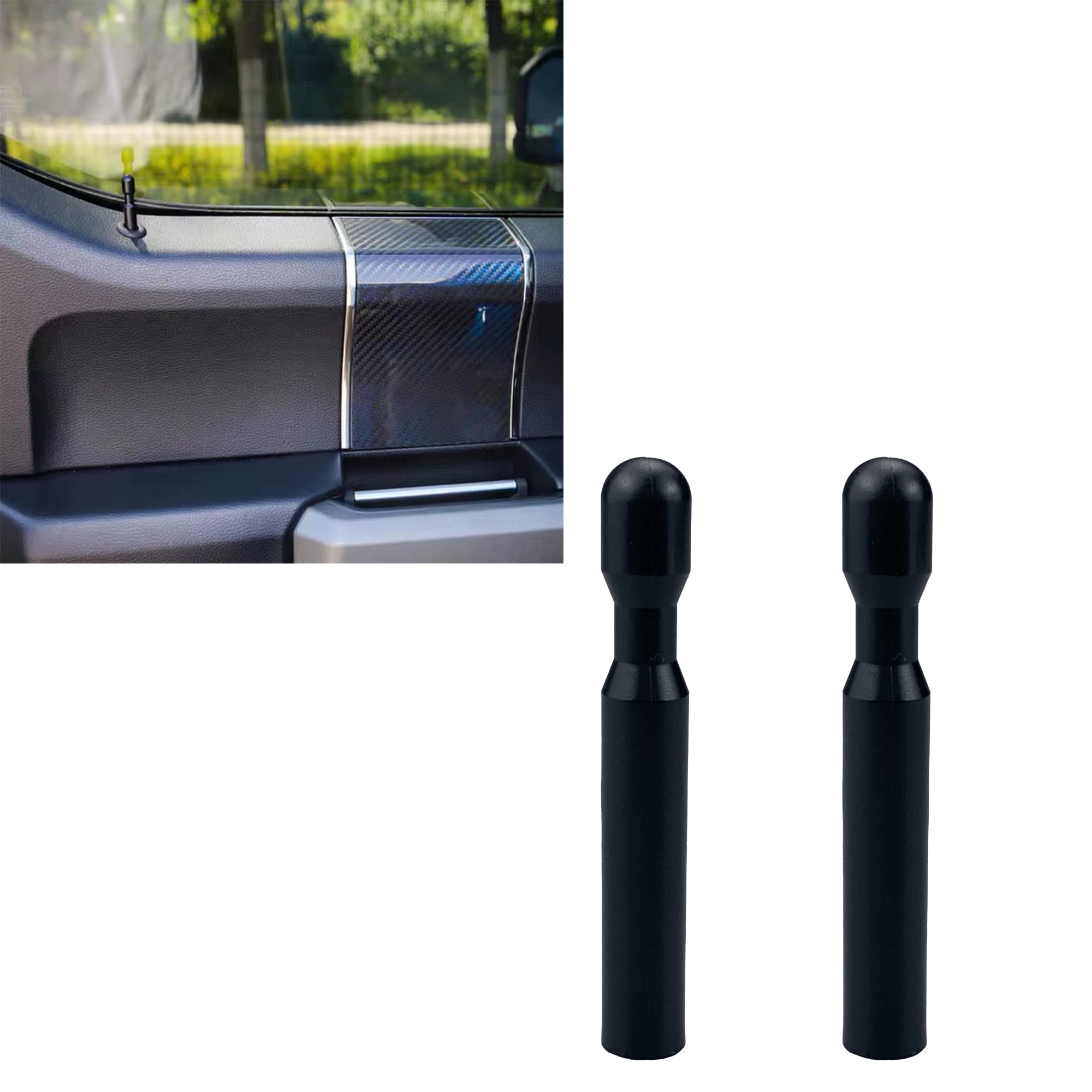 Djf Fodz-5421850-A 2Pcs Door Lock Knob Post Pull Pin Fit For Ford F150, Explorer