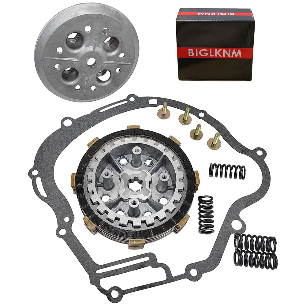 Complete Clutch Kit Center Inner Hub Outer Pressure Plate & Gasket For Yamaha Ttr 125 Ttr125 Ttr125E Ttr125L Ttr125Le 2000-2022