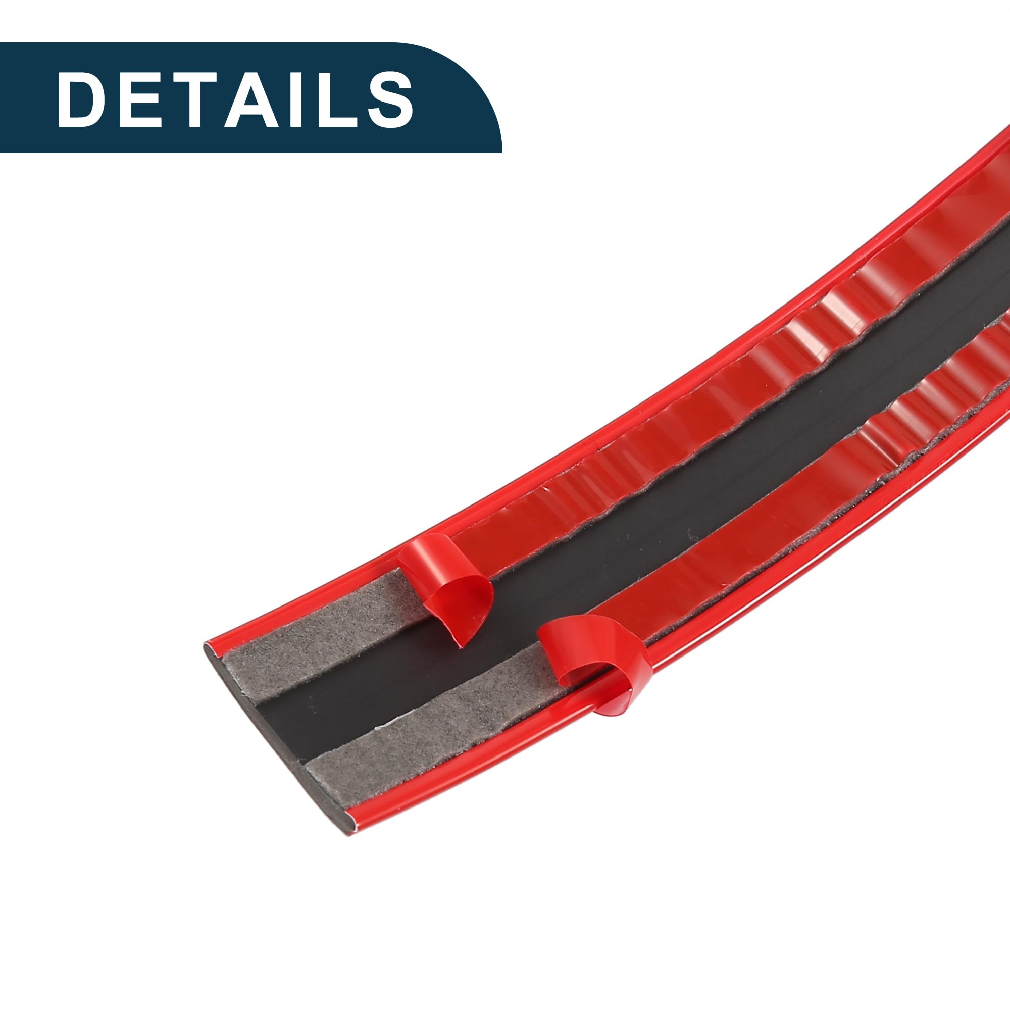 TUCKBOLD Car Truck Window Trim Strip 4/5'' 22mm Width 10Ft 300cm Self Adhesive Scratch-Proof | Universal Exterior Interior Bumpe