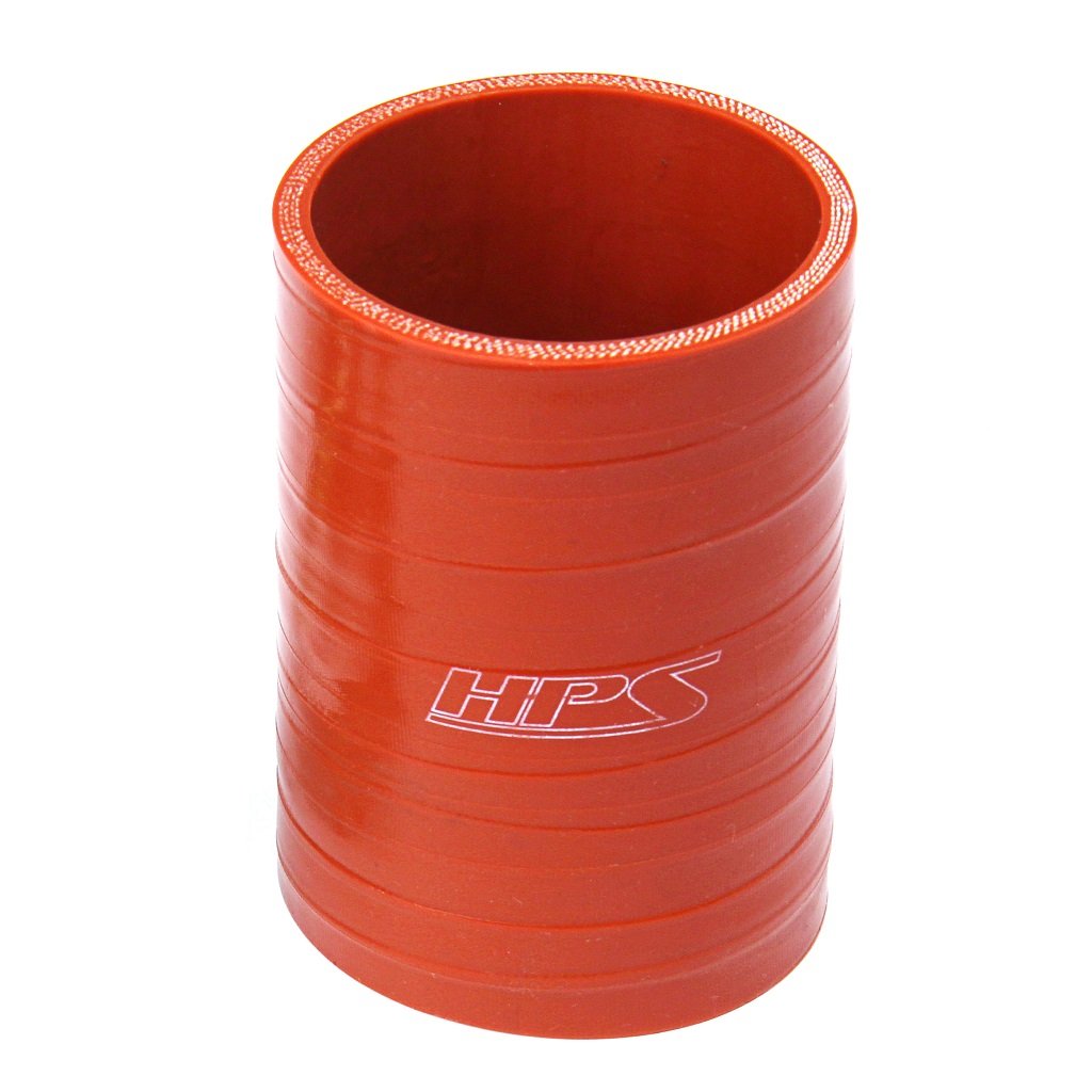Hps Sc-200-L4-Hot Ultra High Temperature 4-Ply Aramid Reinforced Straight Coupler Hose, 4'' Length, 2'' Id, 2.41'' Od, 85 Psi, S