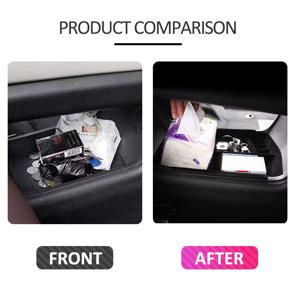 For Xt5 Accessories Center Console Organizer Center Console Bottom Storage Tray Compatible For Cadillac Xt5 2023 2022 2021 2020