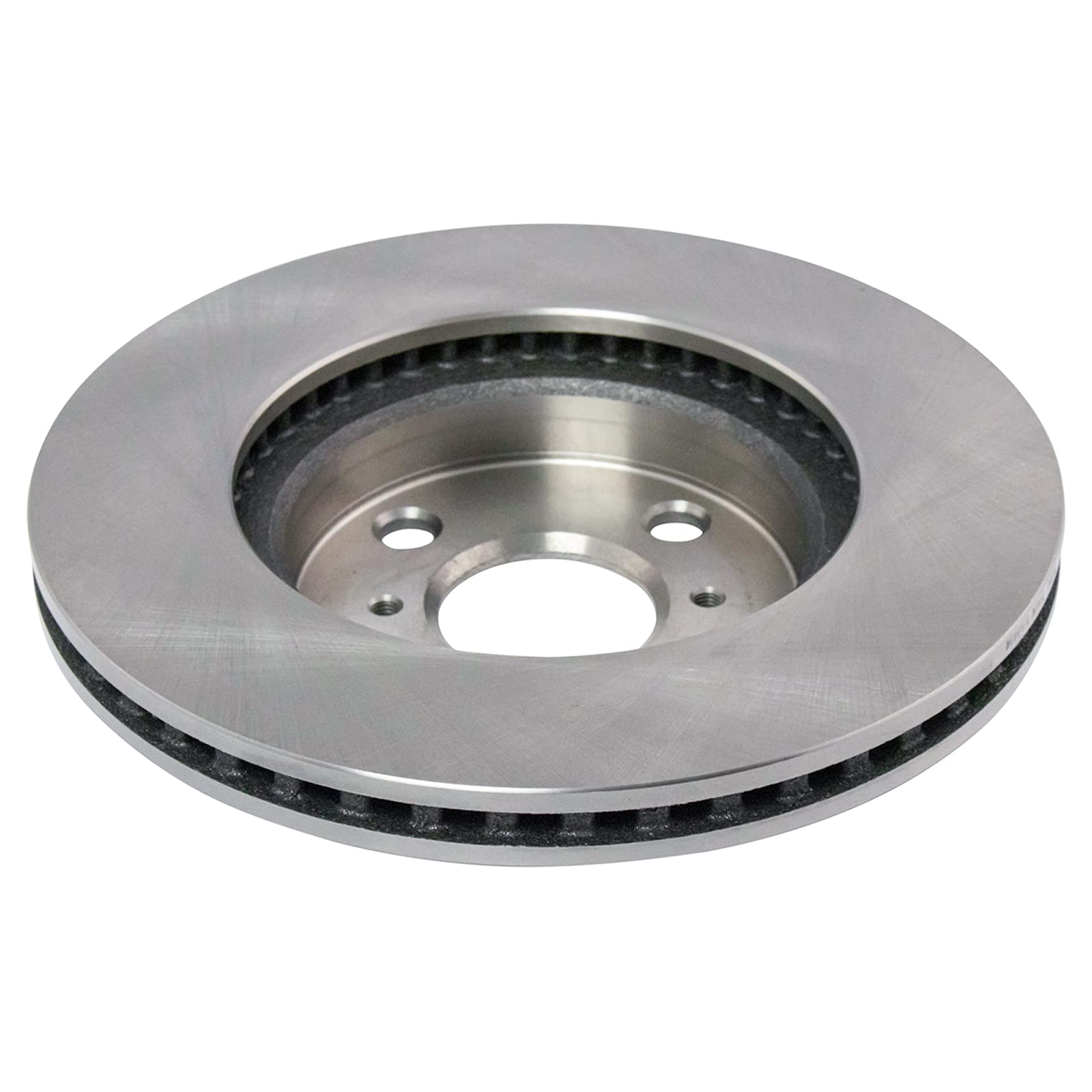 Trq Front Brake Pad & Rotor Kit Brake Pads Brake Rotor Ceramic Vented Compatible With 2013 Scion Iq 2012-2019 Toyota Prius C 200