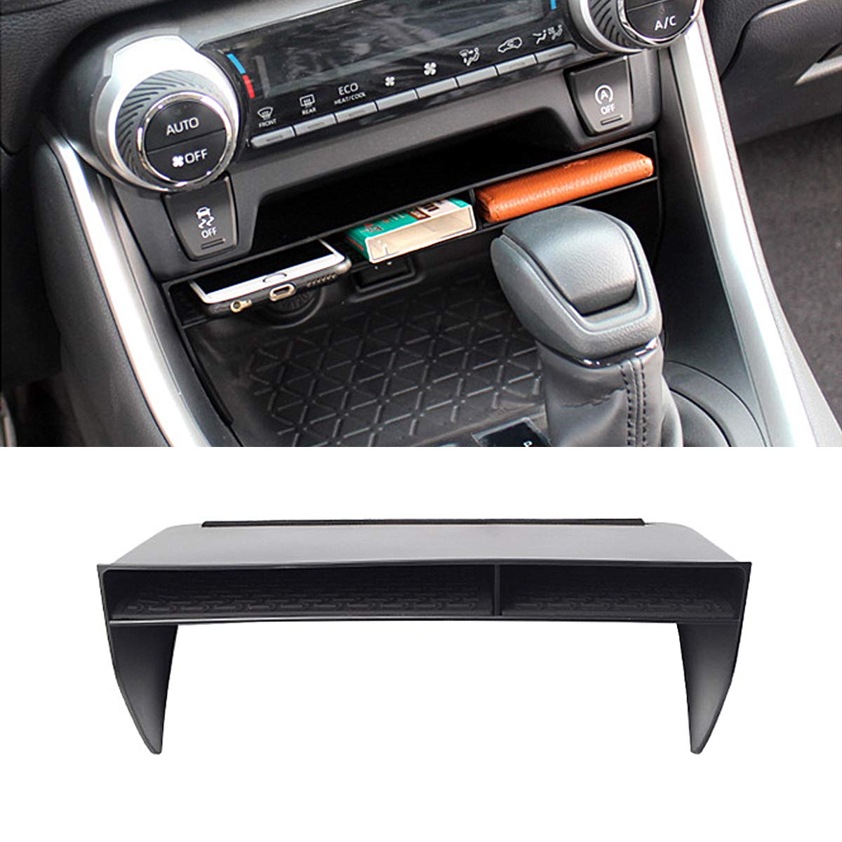 Jaronx Compatible With Toyota Rav4 Center Console Organizer 2025 2024 2023 2022 2021 2020 2019,Center Console Storage Organizer