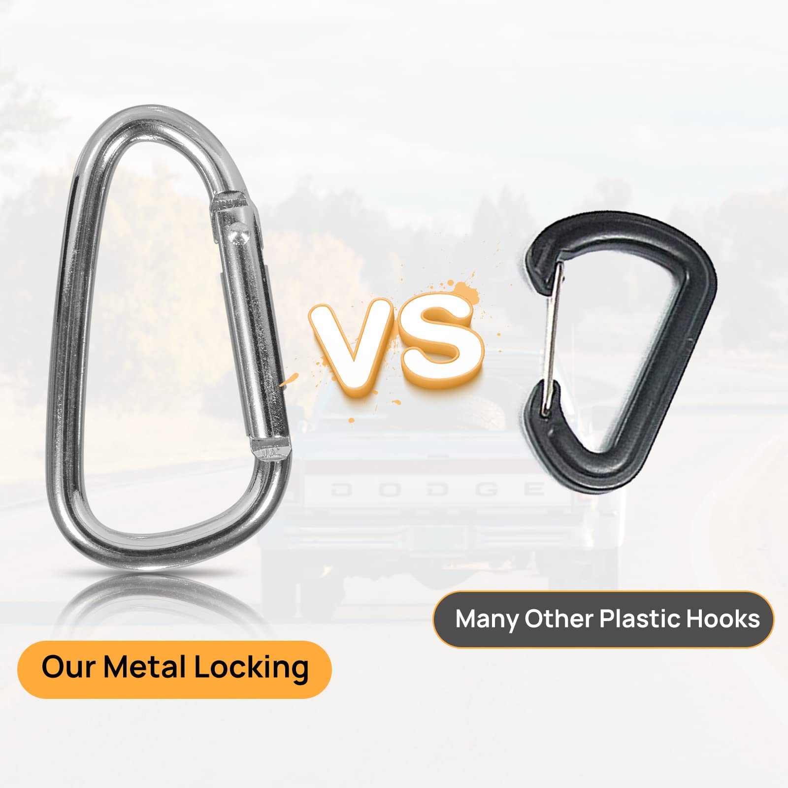 3-Pocket Truck Bed Cargo Net Organizer,Heavy Duty 51.1  15.7 Inch Mesh Storage With 4 Metal Hooks,Universal Pickup Truck Bed Acc