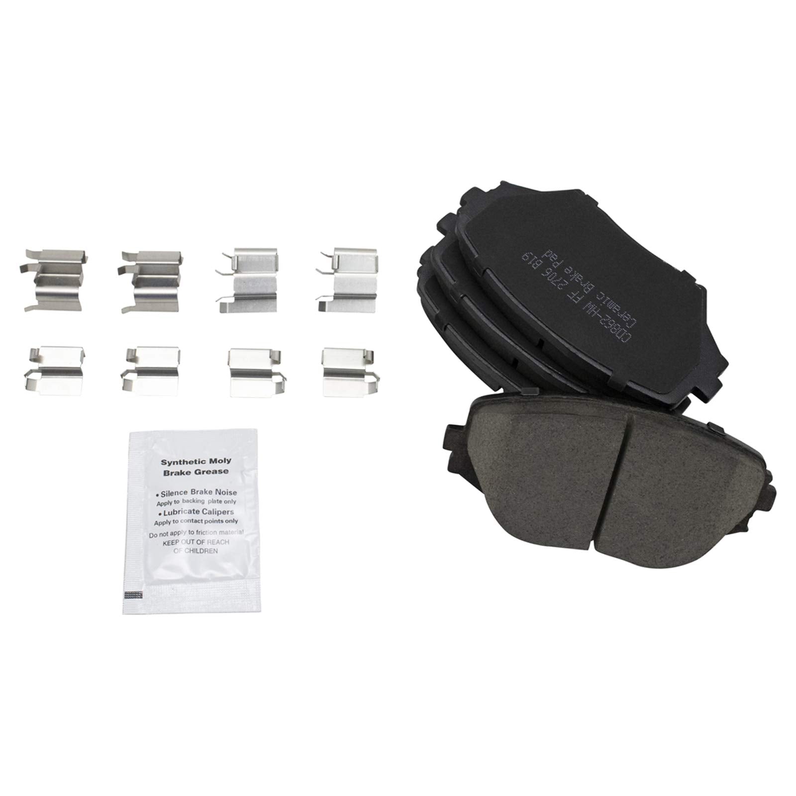 TRQ Front Brake Pads Ceramic Compatible with 2001-2005 Toyota RAV4