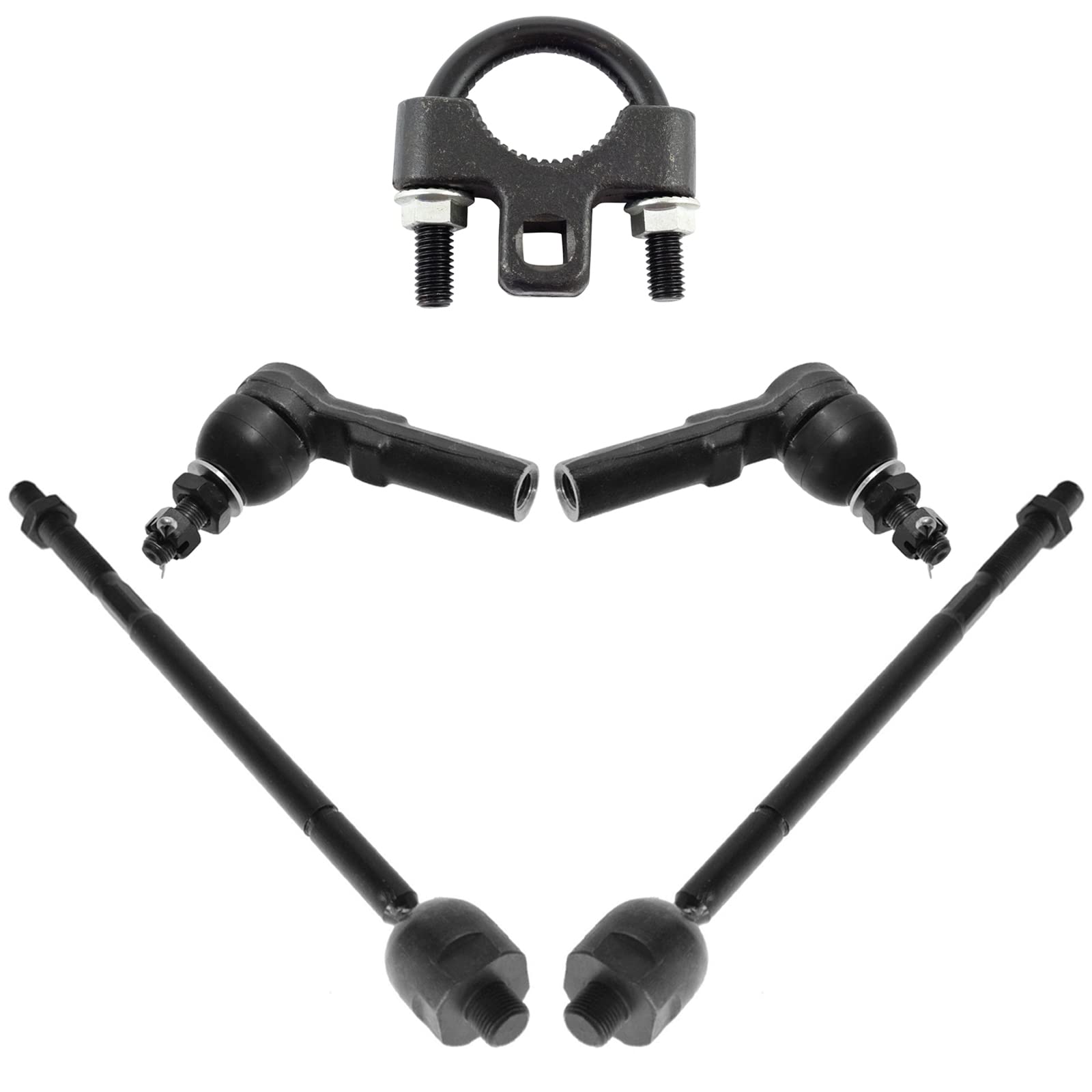 TRQ Tie Rod End Inner Outer Set for Buick Cadillac Pontiac Oldsmobile w/Tool