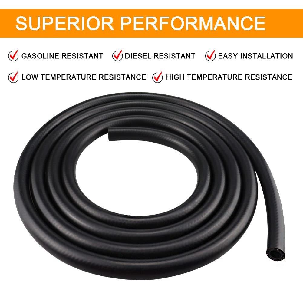 Fuel Line Nbr Fuel Line Hose Rubber Push On Fuel Hose For Small Engines (1/2 Id, 20 Feet)