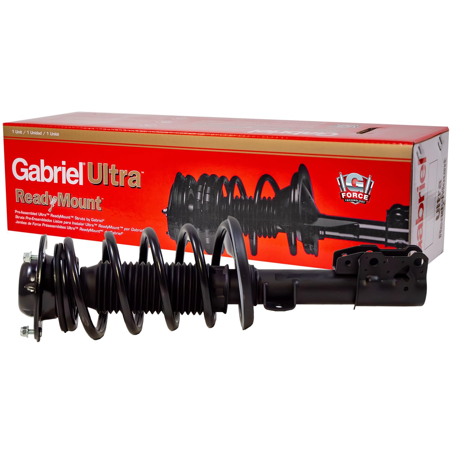 Gabriel G57070 Ultra Readymount Front Right Complete Strut Assembly For Chevrolet Malibu Models; Pontiac G6 Models, Saturn Aura