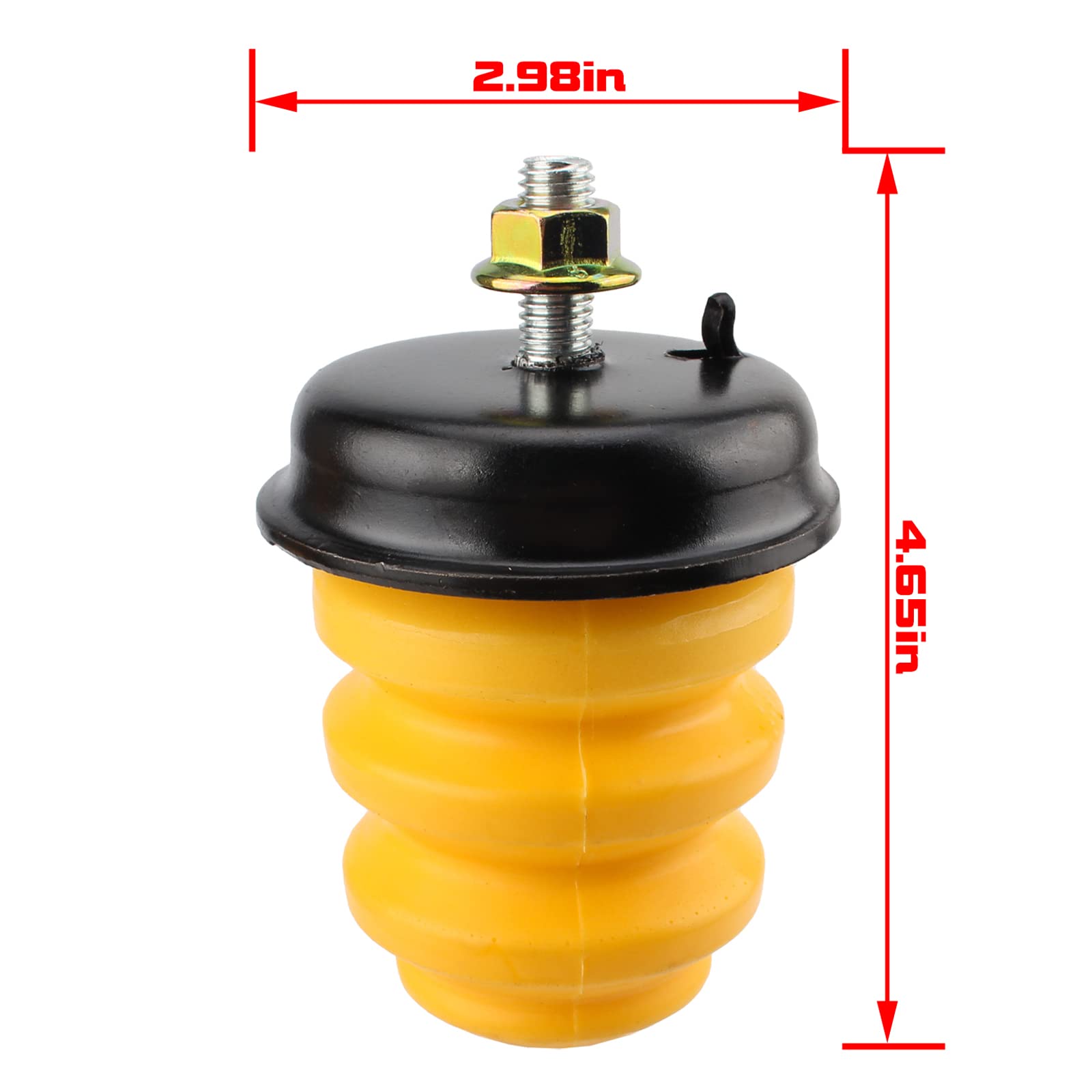 AUTOKAY 523-049/15712438 Rear Frame Leaf Spring Bumper Bump Stop Fits for Chevrolet Silverado 1500 Hd Pickup Truck for GMC Sierr