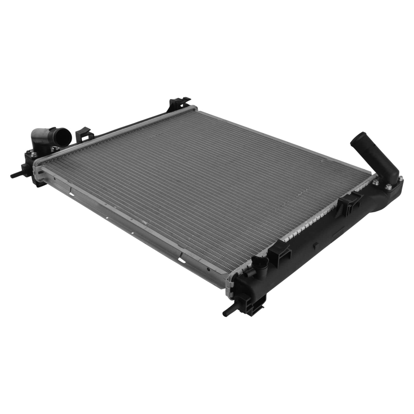 Trq Radiator Assembly Aluminum Core Compatible With 11-17 Nissan Juke 17-19 Sentra Cu13264 Ni3010221