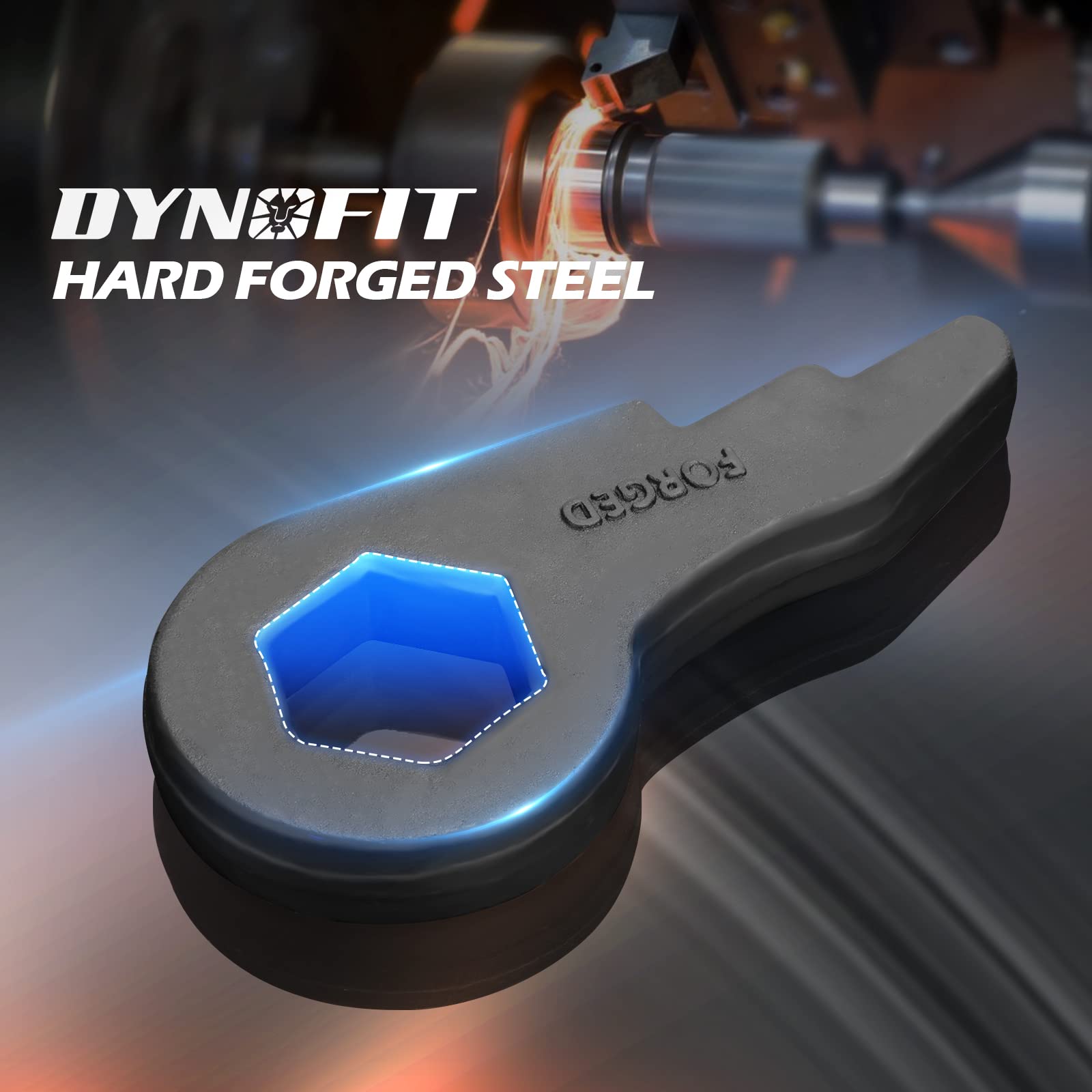 1-3'' Torsion Bar Keys with Shock Extenders Brackets for Chevy GM Silverado Sierra 1500 2000-2007 and More Truck, Dynofit 1-3 In