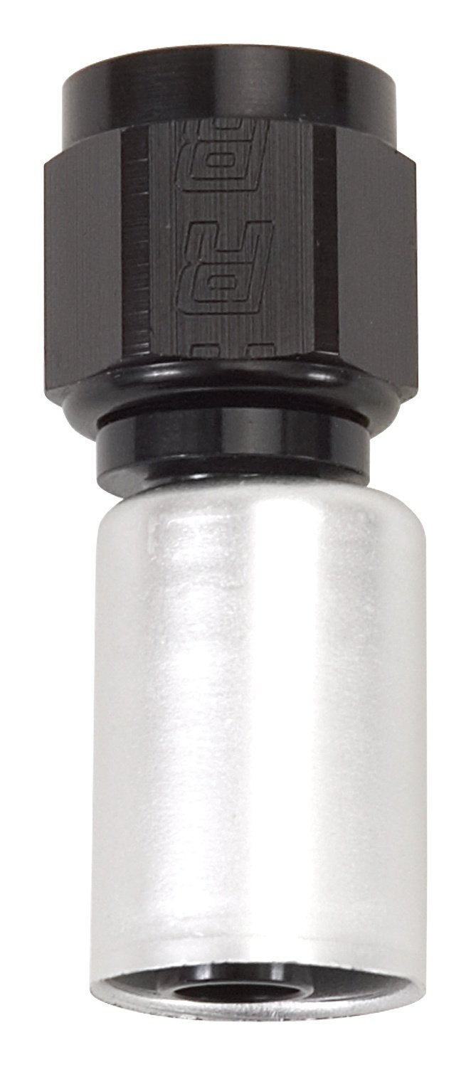 Russell 610523 Proclassic Black/Silver -10 An Straight Crimp Hose End