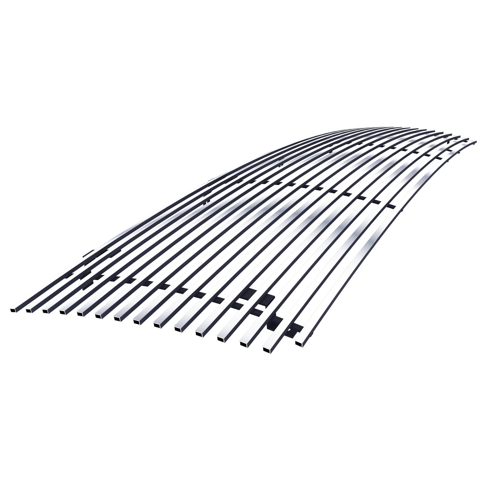 Aps Premium Stainless Steel Chrome 8X6 Billet Grille Insert Compatible With Ford Bronco F-150 F-250 F-350 1992-1996 Main Upper N