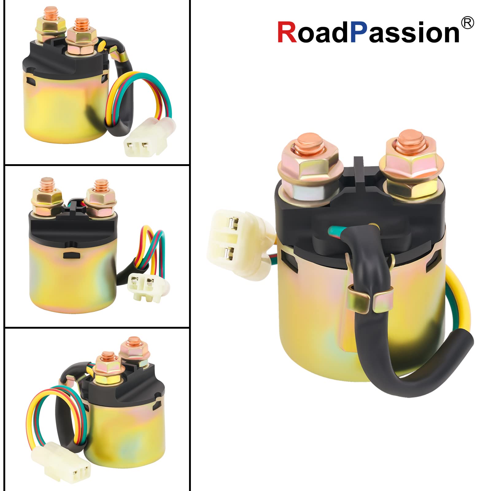 Road Passion Starter Solenoid Relay For Atv Trx500 Fourtrax Foreman Rubicon 2001-2011 Trx650 Fourtrax Rincon 2003-2005 Trx680 Fourtrax Rincon 2006-2010 Trx90 Trx350 Trx400 Trx500 Trx650