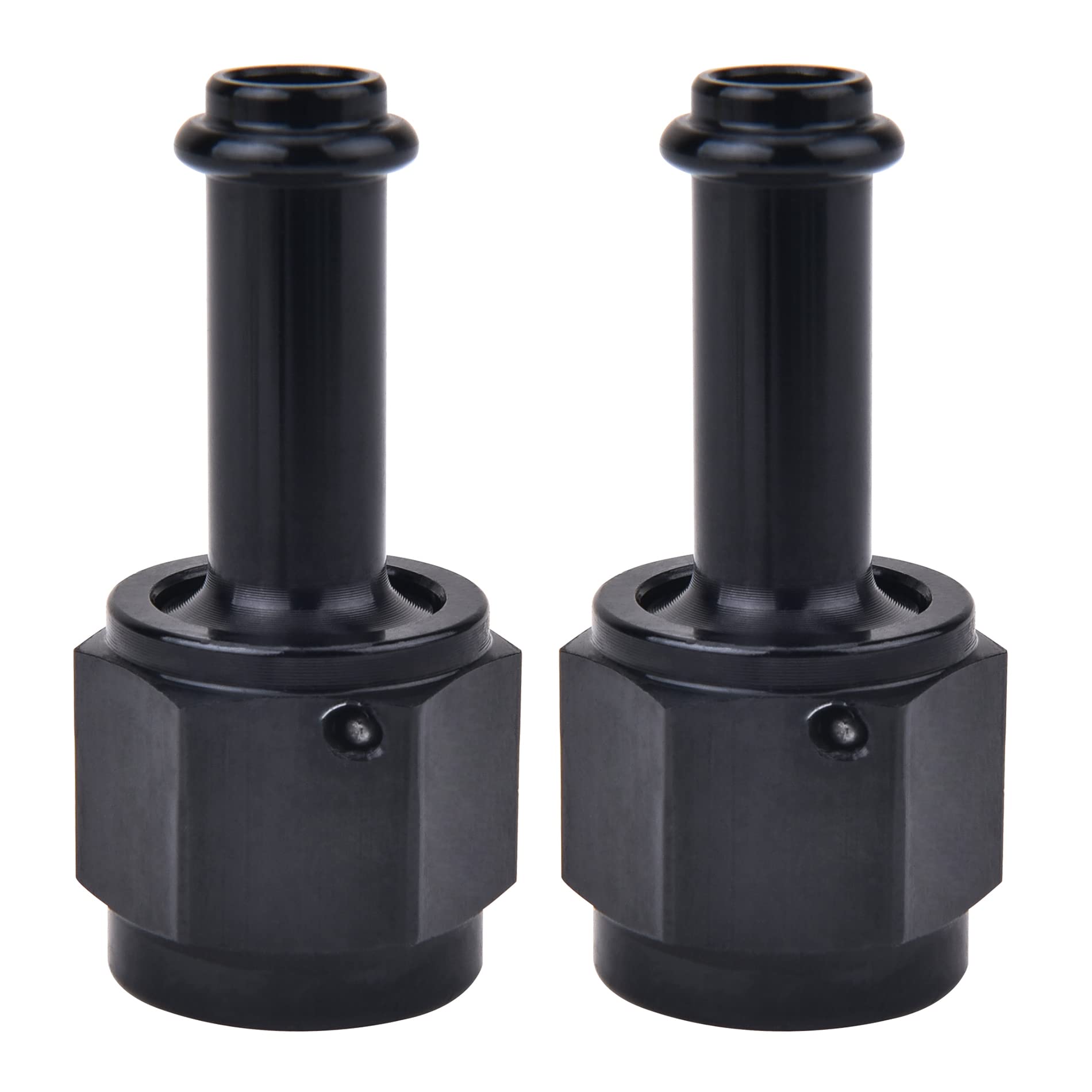 EVIL ENERGY 6AN Female to 5/16'' Barb Hose Fitting Straight Swivel 2PCS