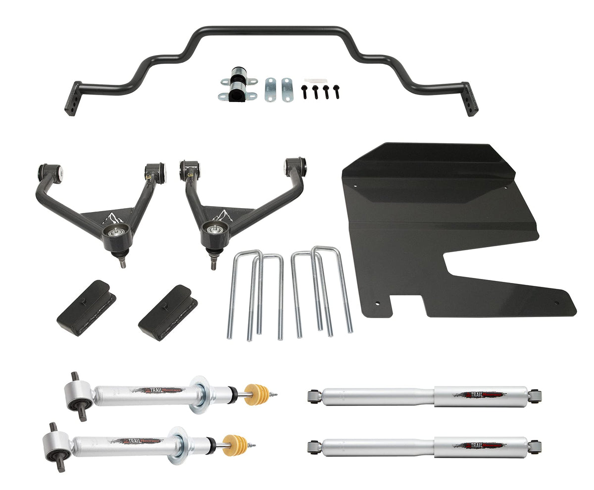 Belltech - 150212Tps - Belltech 150212Tps Lift Kit 4In. Lift Kit Inc. Front And Rear Trail Performance Struts/Shocks, Front Sway Bar 2019-2021