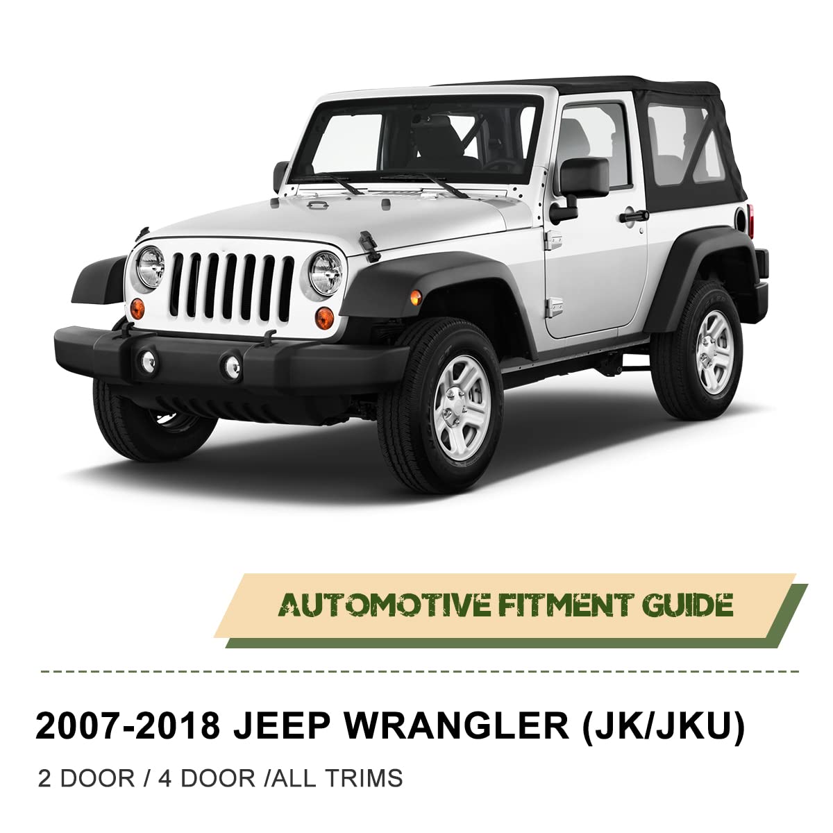 Wrangler Jk Inner Fender Liners For Jeep Wrangler 2007-2018 Jk/Jku Unlimited Sport Sahara Rubicon 2Wd 4Wd, Front Rear Alloy Steel Inner Fender Flares Wheel Well Cover Splash Guards Liners - 4Pcs Set