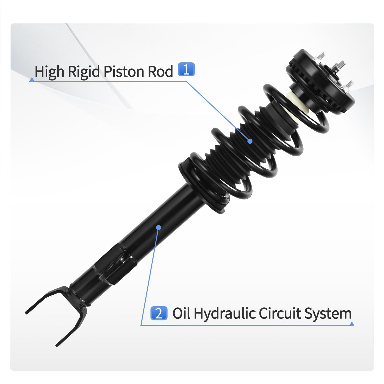 Yitamotor Front Complete Strut Quick Struts Shocks And Coil Spring Assembly Compatible With 2013-2022 Dodge Challenger, 2012-201