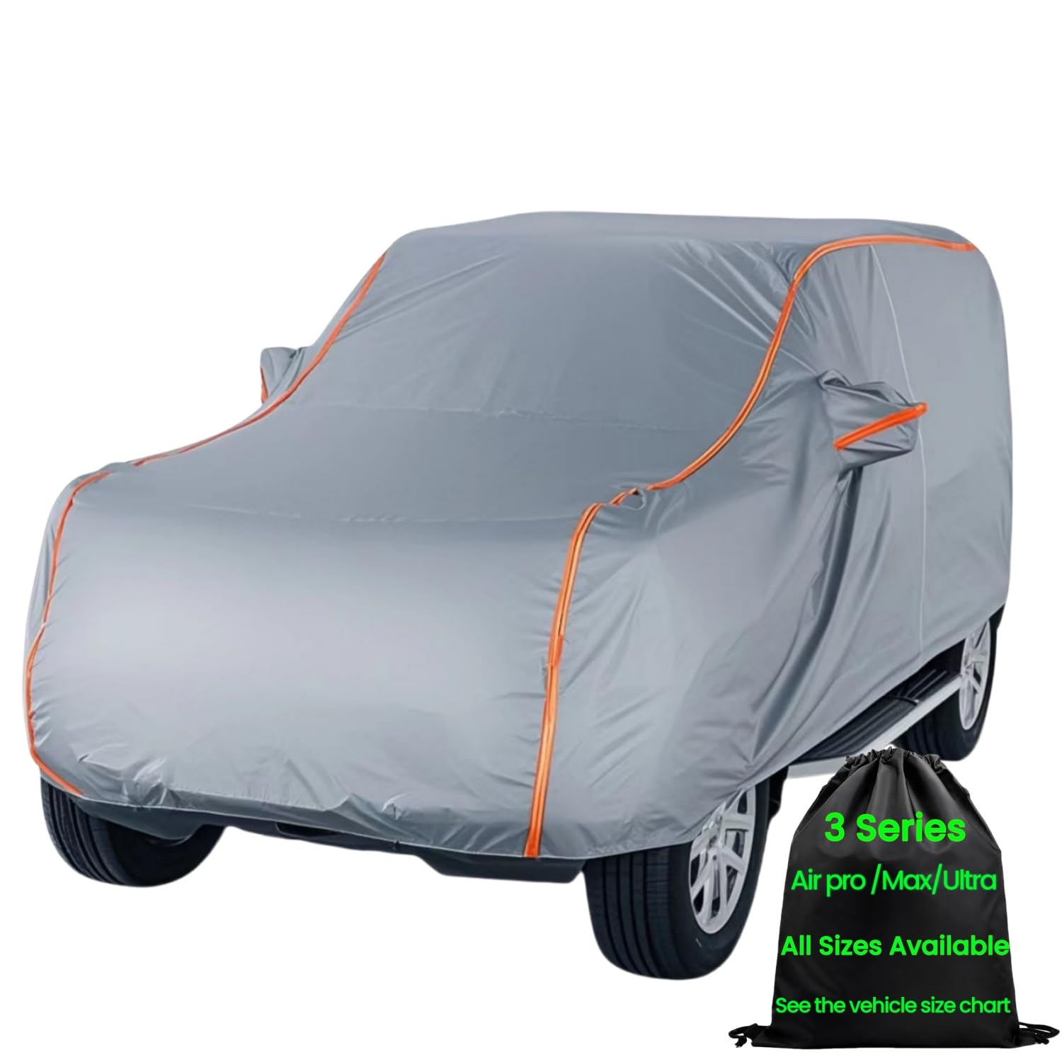 Anitant Suv Car Cover - Waterproof All Weather, Snow Protection, Uv Rain Cotton Fit 182'' To 191'' Jeep Covers