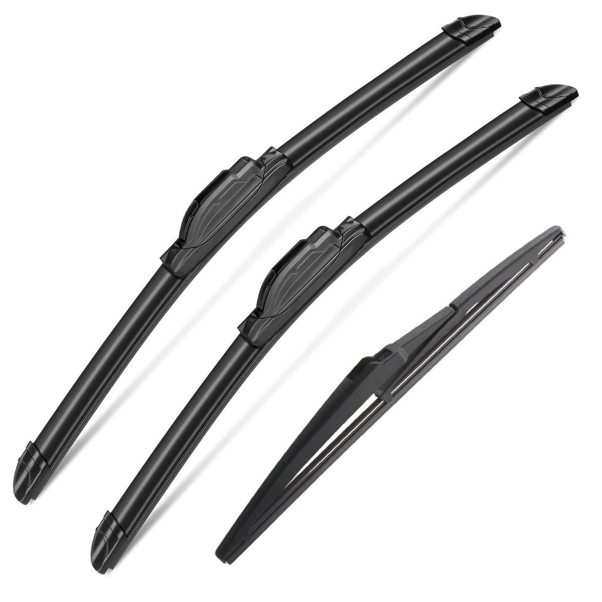 3 Wipers Set For 2007-2012 Mazda Cx-7, 2016-2020 Hyundai Tucson, Windshield Wiper Blades Original Equipment Replacement Front And Rear- 26'/16'/14A' (Pack Of 3) J- Hook