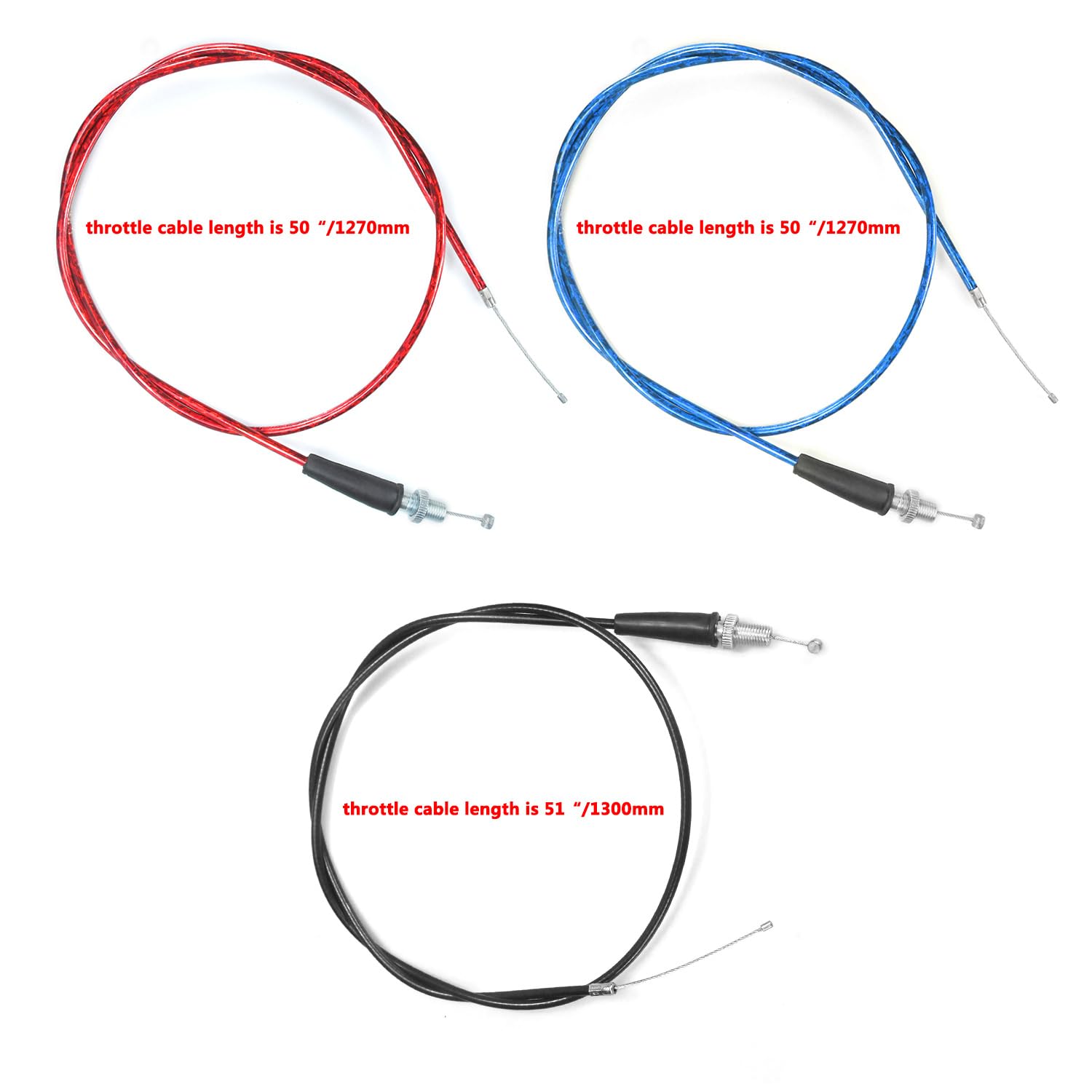 HOLATO Throttle Cable Twist Handle Grip Clamp with On Off Switch Kit for 79cc 212cc Coleman CT100U CT200U Baja Doodlebug Db30 Mb