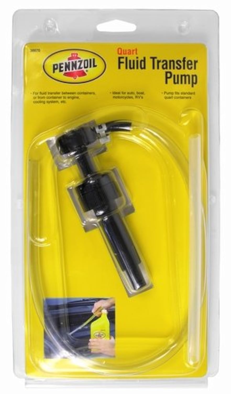 Pennzoil 2 Pack 36670 Fluid Transfer Pump For One Quart Bottles