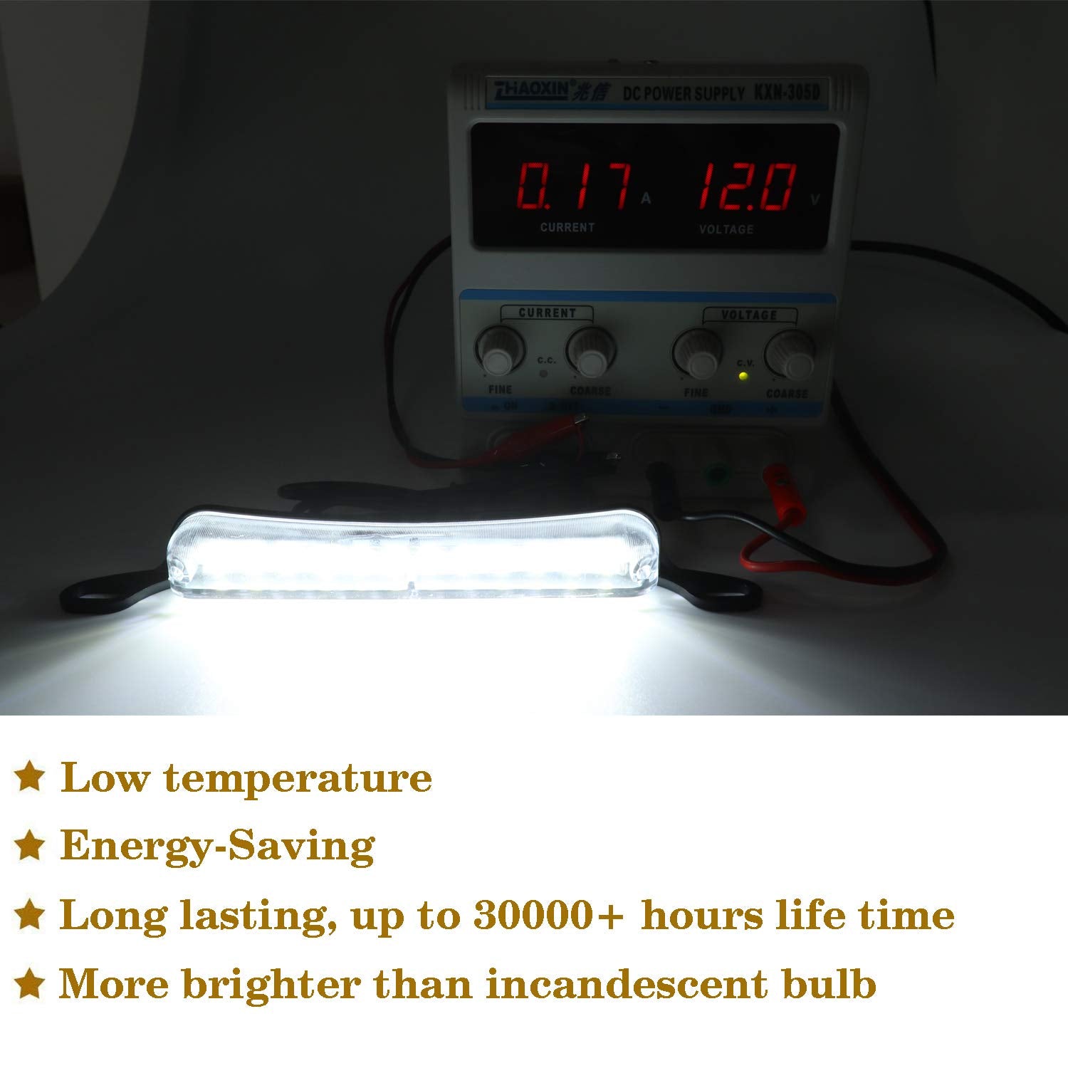 Livtee License Plate Light, Extremely Bright Led License Plate Lights Assembly For Trailer Utv Atv Truck Rv Boat, Xenon White(60