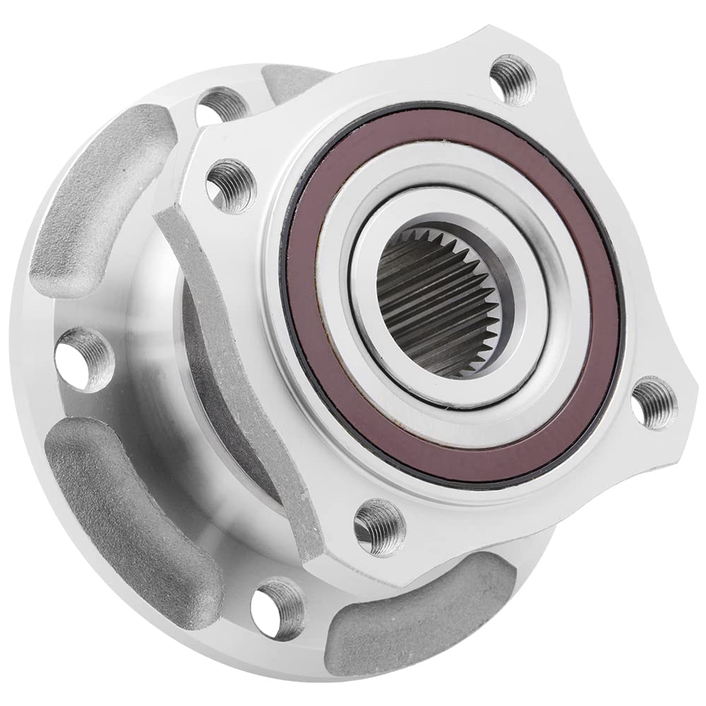 [1-Pack] 500027H - Rear Driver or Passenger Side Pre-Pressed Premium Wheel Hub Bearing Assembly Compatible with 2011-2017 BMW X3