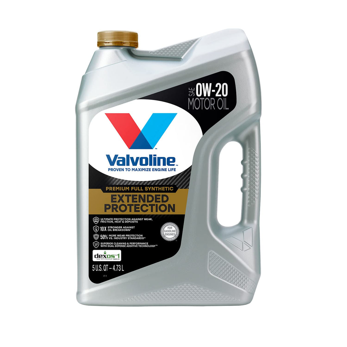 Valvoline Extended Protection Full Synthetic Motor Oil Sae 0W-20 5 Qt