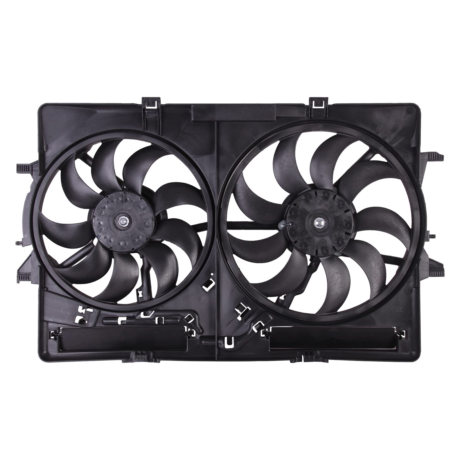 TYG OE Replacement(CAPA Quality) Cooling Fan Extra Silent for 2009-2016 Audi A4 2.0L, 2013-2016 A4 Allroad 2.0L, 2008-2017 A5 3.