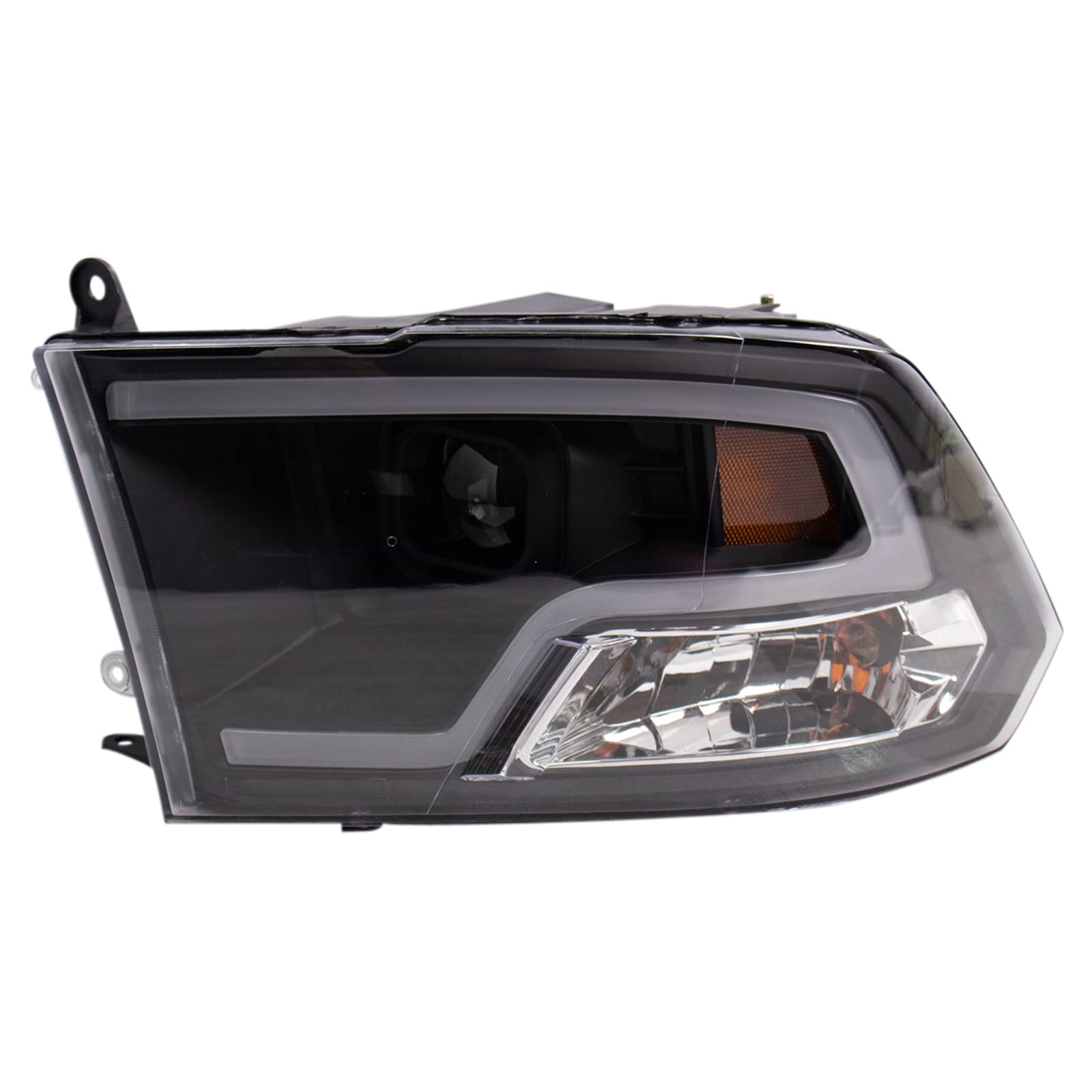 Trq Performance Headlight Set Compatible With 09-18 Dodge Ram 1500 19-21 1500 2500 3500