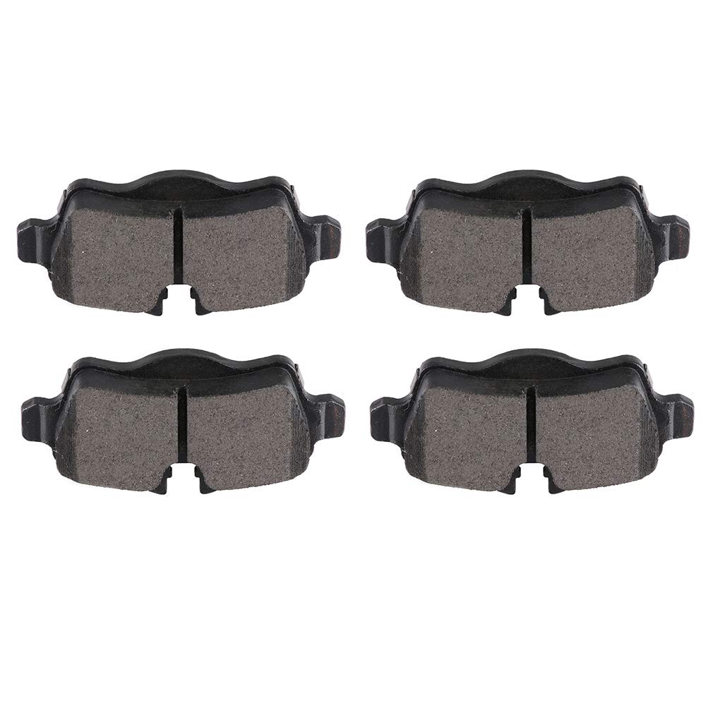 Cciyu D1309 Professional Ceramic Rear Brake Pads Set Fit For 2007-2016 For Mini Cooper