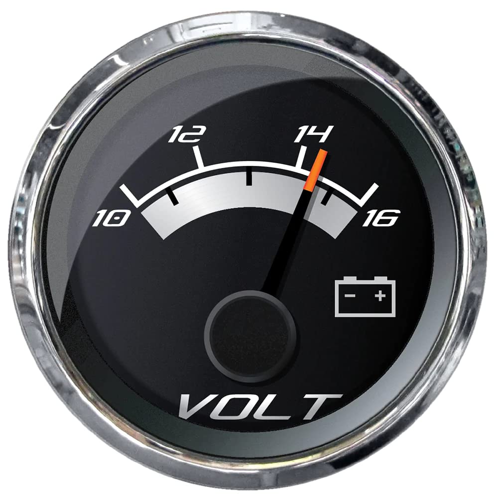 Faria Platinum 2'' Voltmeter (10-16 Vdc)