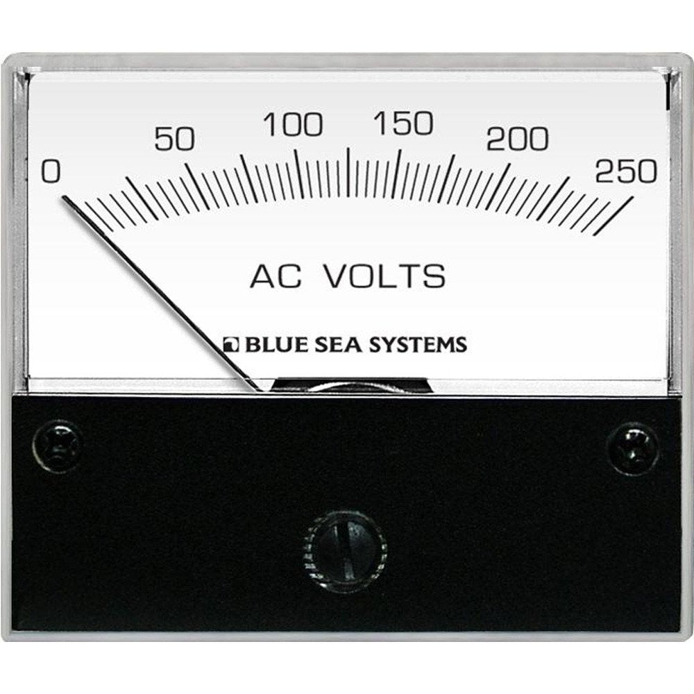 Blue Sea 9354 Ac Analog Voltmeter 0-250 Volts Ac