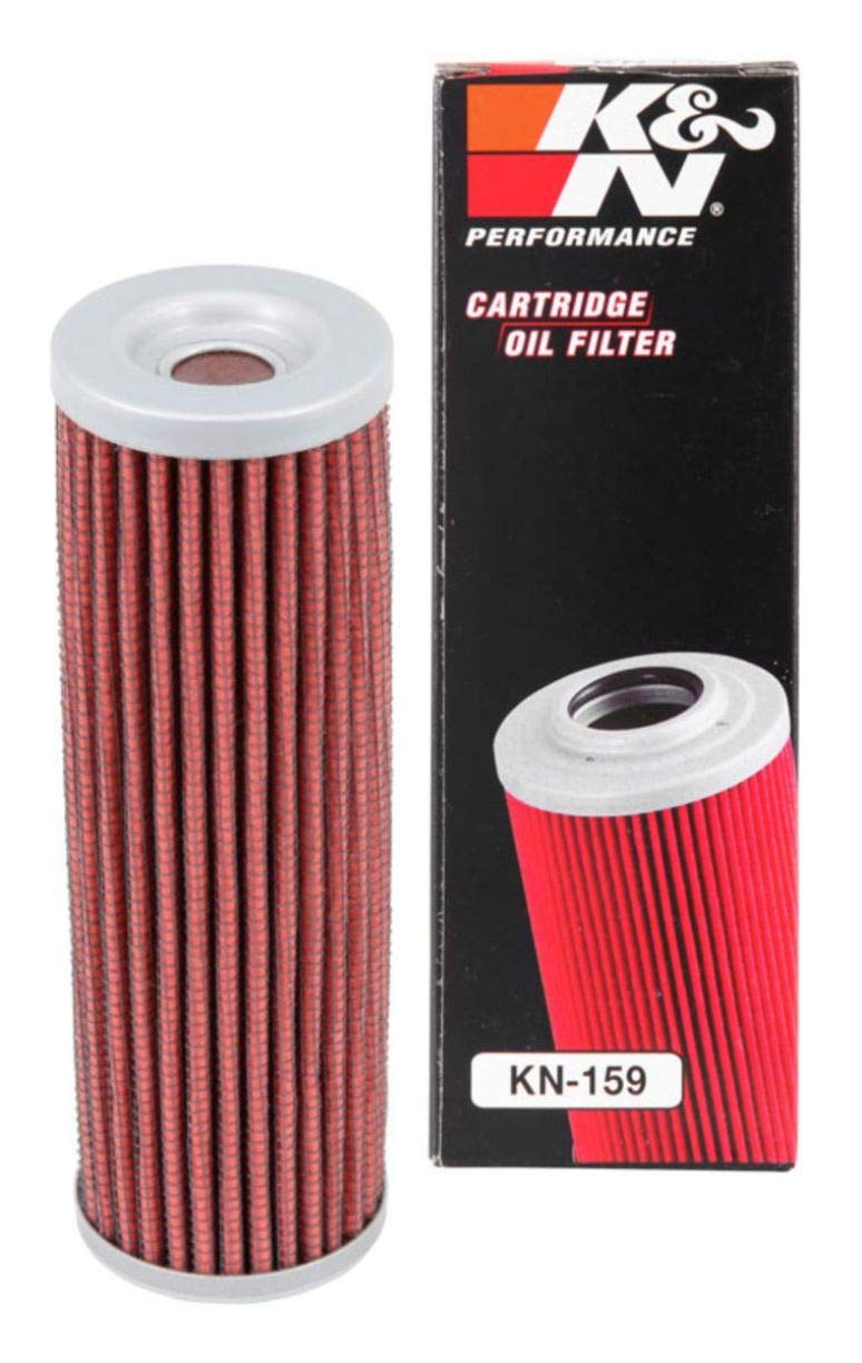 K&N Motorcycle Oil Filter: High Performance, Premium, Designed to be used with Synthetic or Conventional Oils: Fits Select Ducat