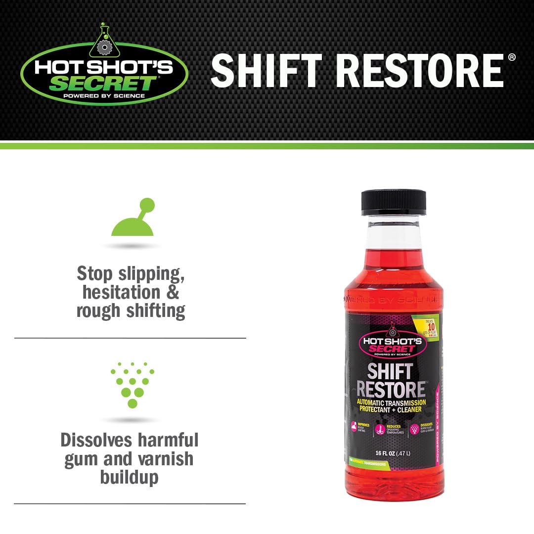 Hot Shot'S Secret Shift Restore Automatic Transmission Additive 16 Fl Oz Bottle
