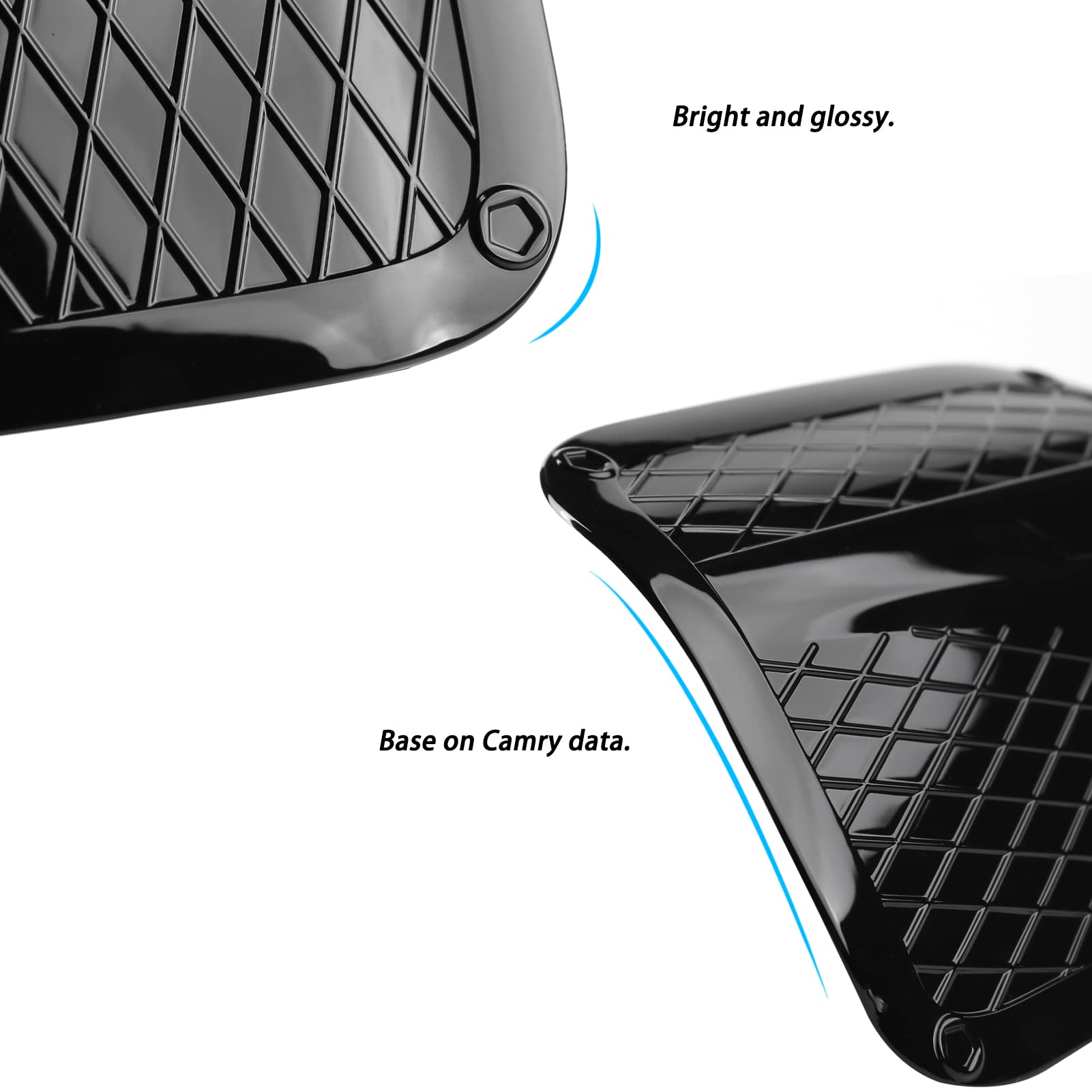 Cke For 8Th Gen Camry Compatible With Toyota Camry 2024 2023 2022 2021 2020 2019 2018 Accessories Car Fuel Tank Cover Trim Oil G