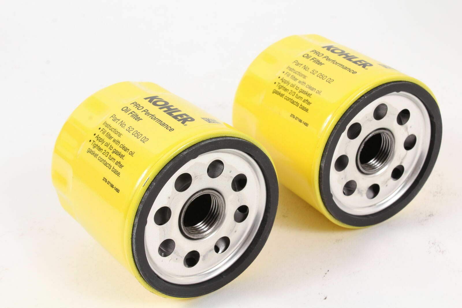 Kohler (2 Pack) 52 050 02-S1 Engine Oil Filter Extra Capacity For M18 - M20, Cv11 - Cv16, Ch11 - Ch16, Lv560 - Lv675, Cv460 - Cv