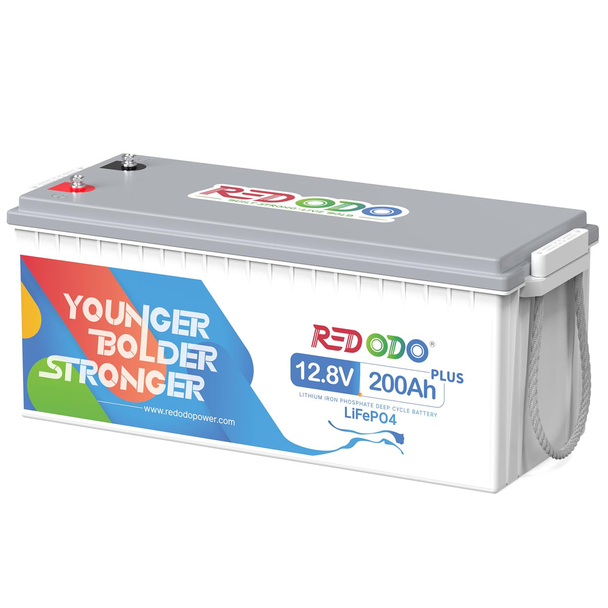 Redodo 12V 200Ah Plus Lithium Lifepo4 Battery, Max 2560W Power Output, 200A Bms Protection, 4000-15000 Deep Cycles,Perfect For Home Applications, Rv, Marine, Scooter, Solar Panel Chargeable
