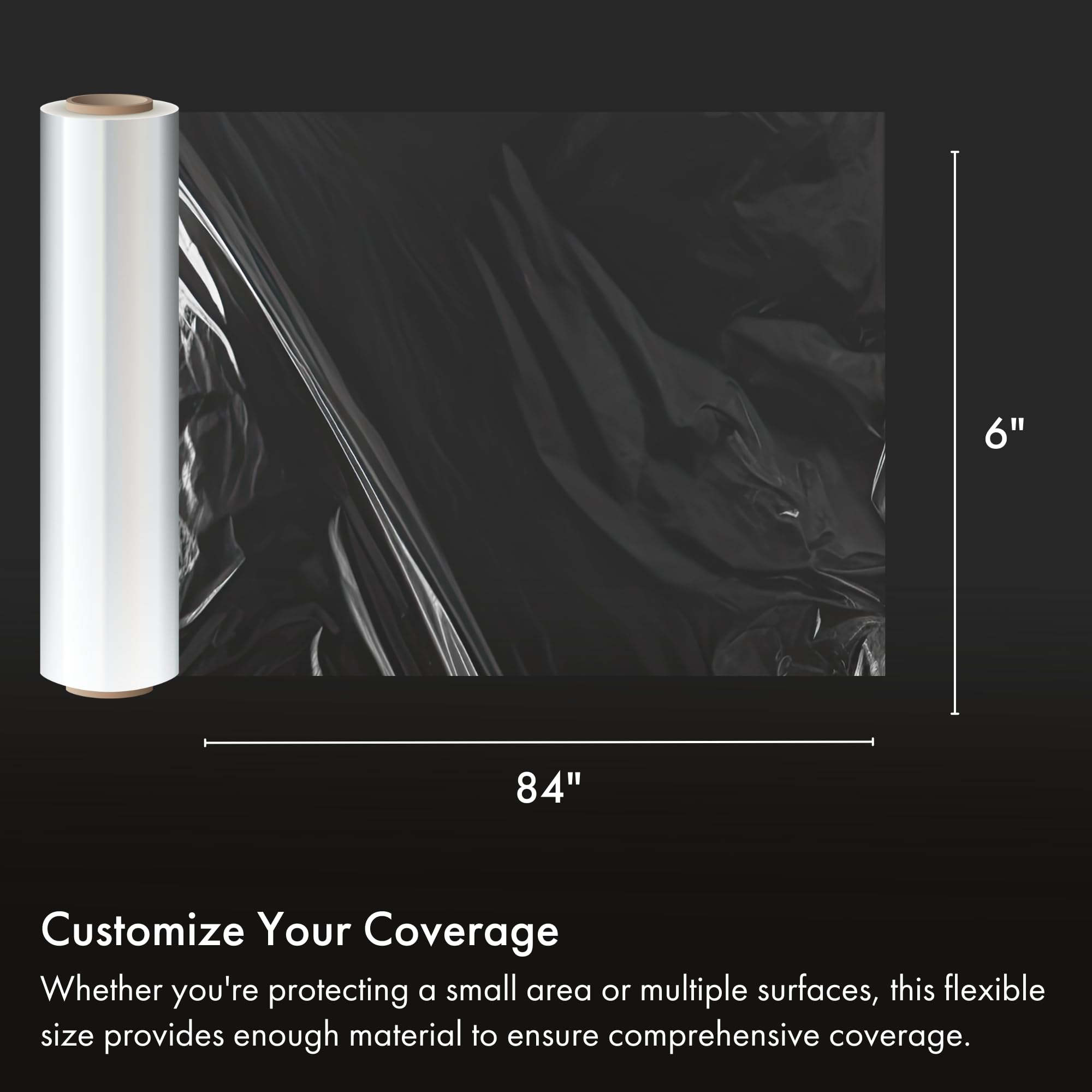 Xpel Clear Paint Protection Film Roll, 6'' X 84'' - Polyurethane Vehicle Ppf Wrap Protects From Chips, Scratches, Dings, Road De